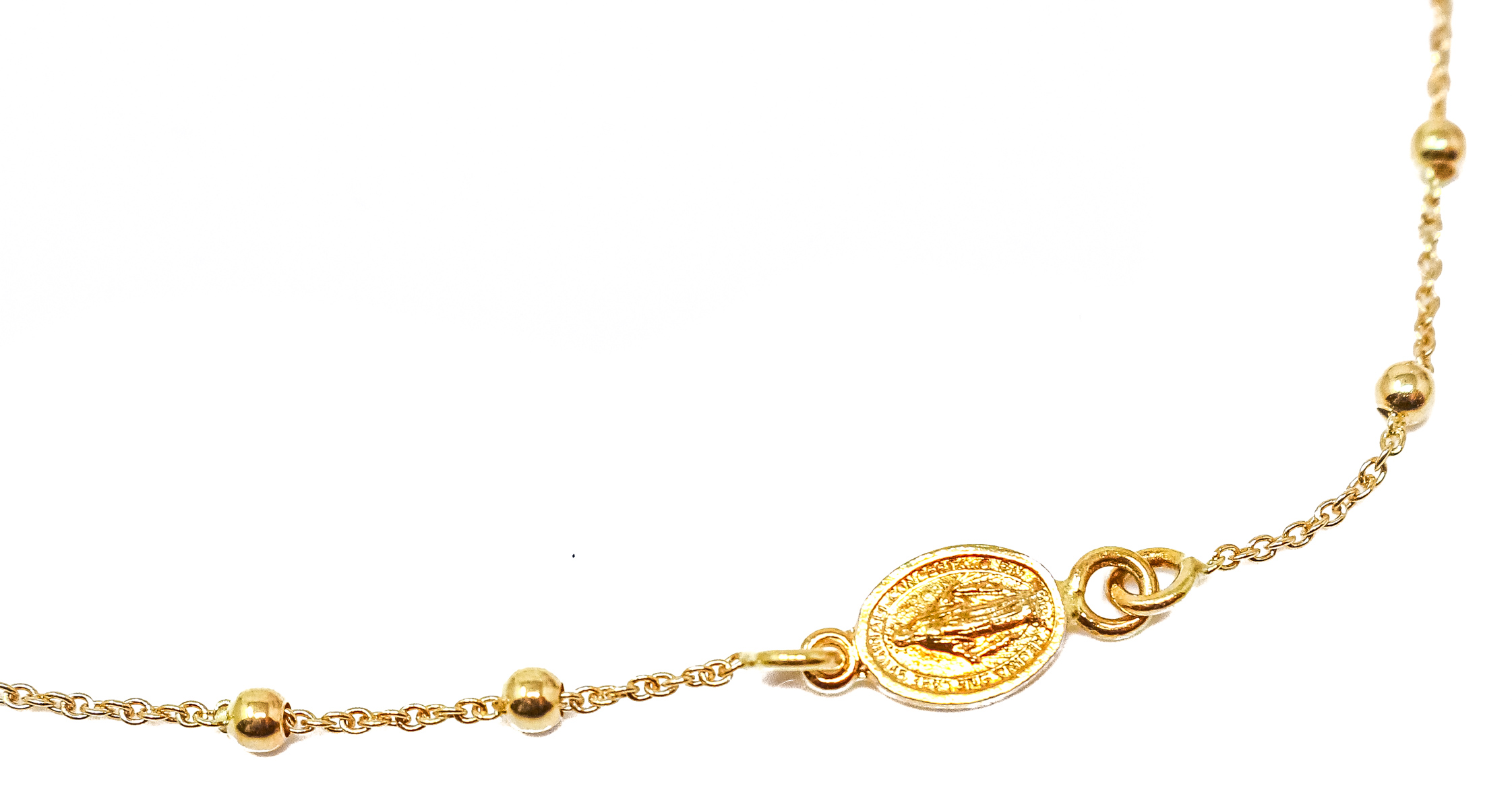 PULSERA ROSARIO DE ORO
