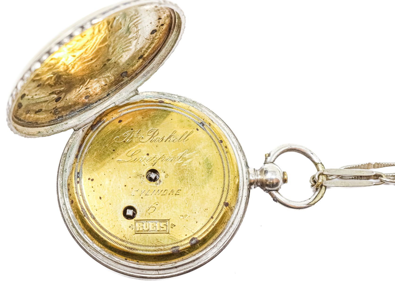 RELOJ DE BOLSILLO DE FLES. S.XIX