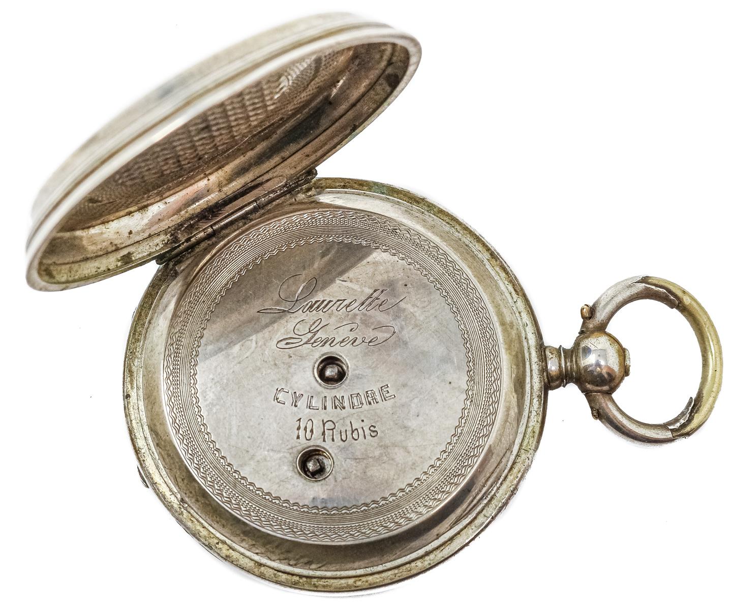 RELOJ DE BOLSILLO LAURETTE GENEVE FLES. S.XIX