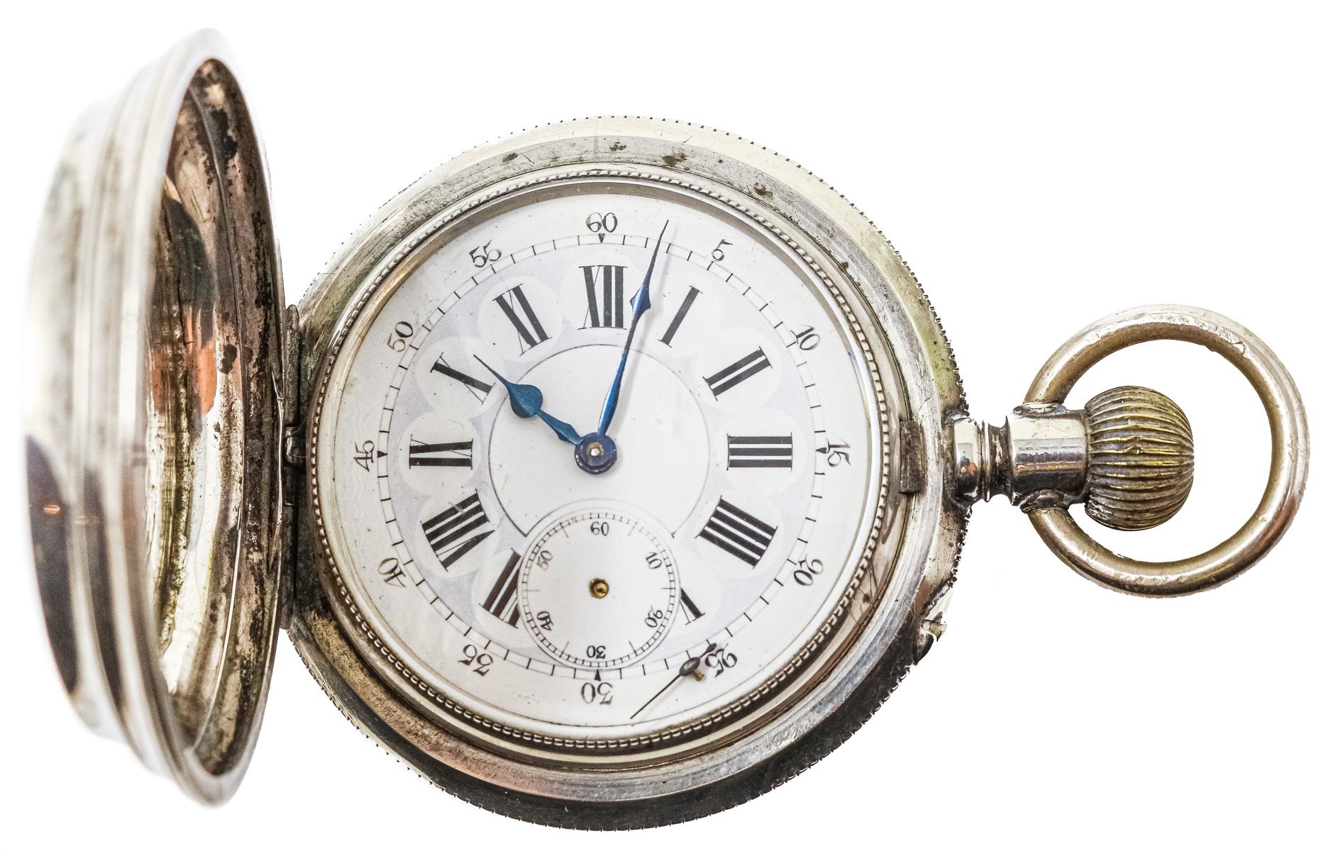 RELOJ DE BOLSILLO SUIZO DE FLES. S.XIX