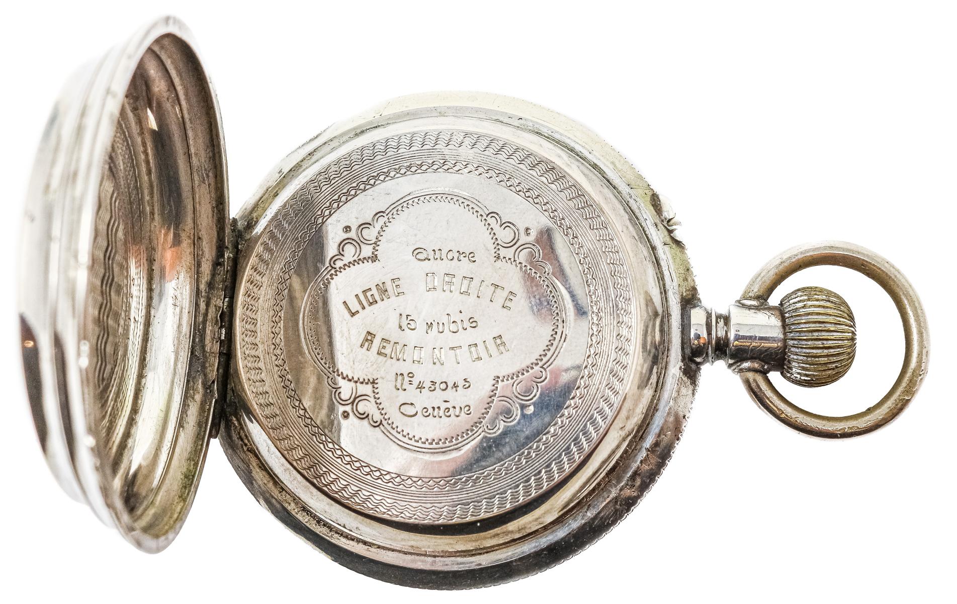 RELOJ DE BOLSILLO SUIZO DE FLES. S.XIX