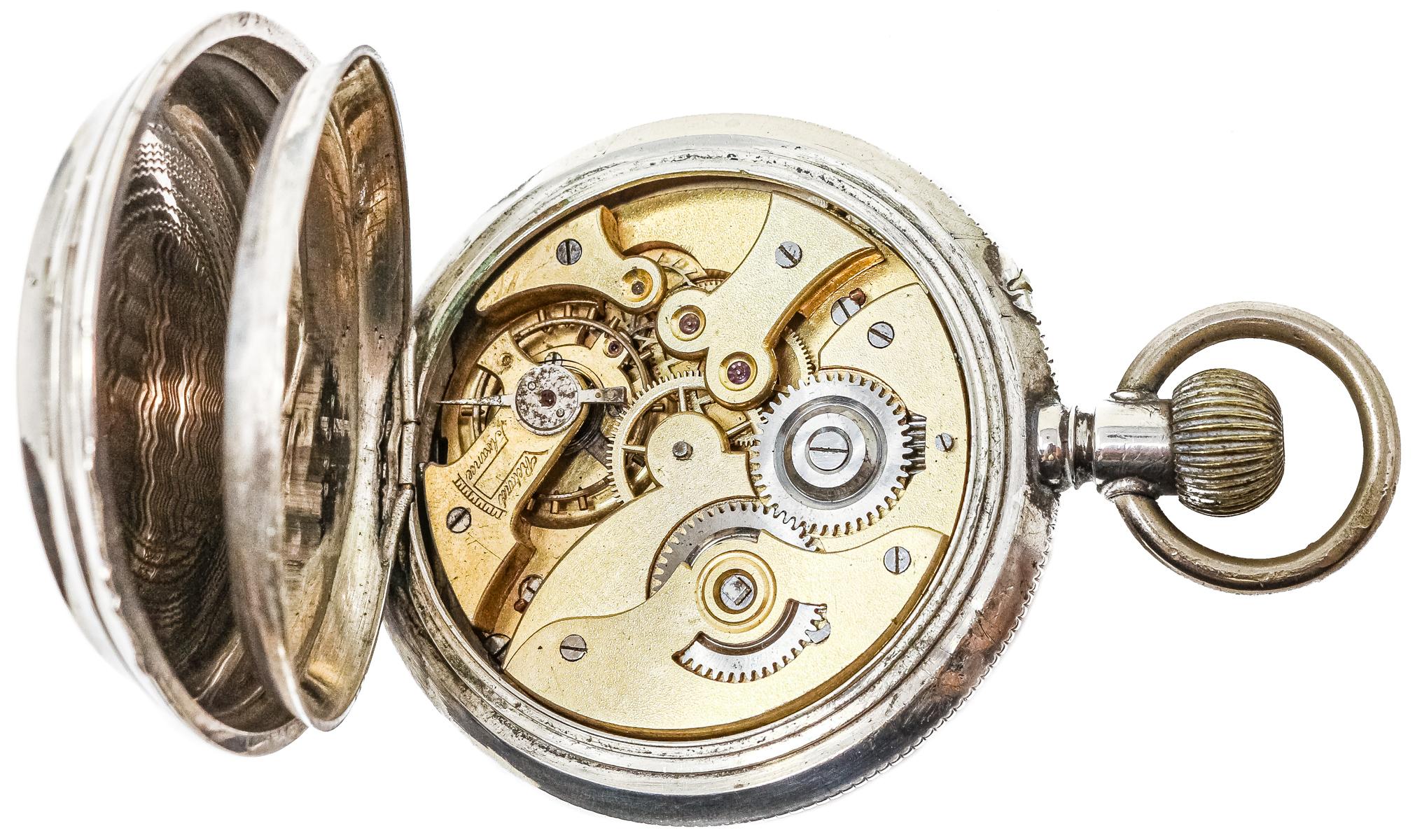 RELOJ DE BOLSILLO SUIZO DE FLES. S.XIX