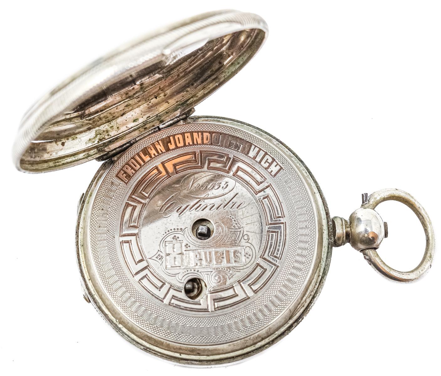 RELOJ DE BOLSILLO ROBERT ROSKELL DE FLES. S.XIX