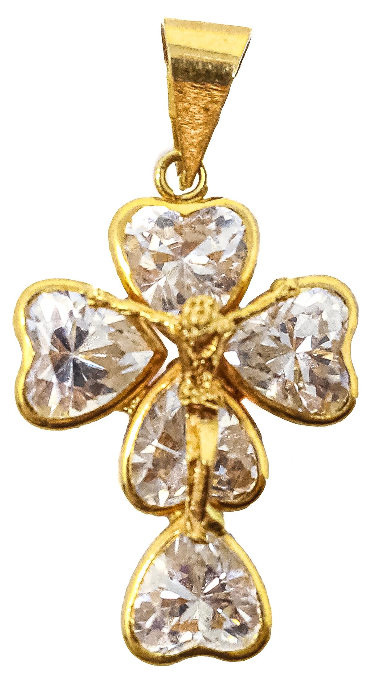CRUZ COLGANTE DE ORO