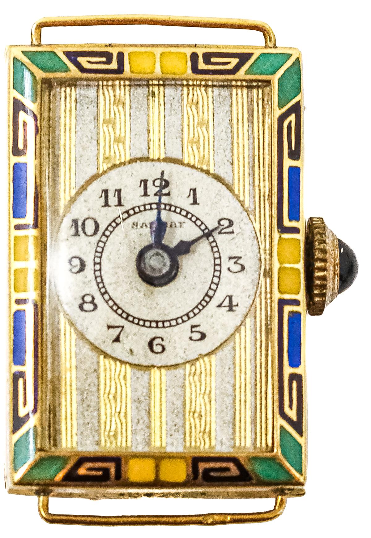 RELOJ PULSERA ART DECÓ 1930