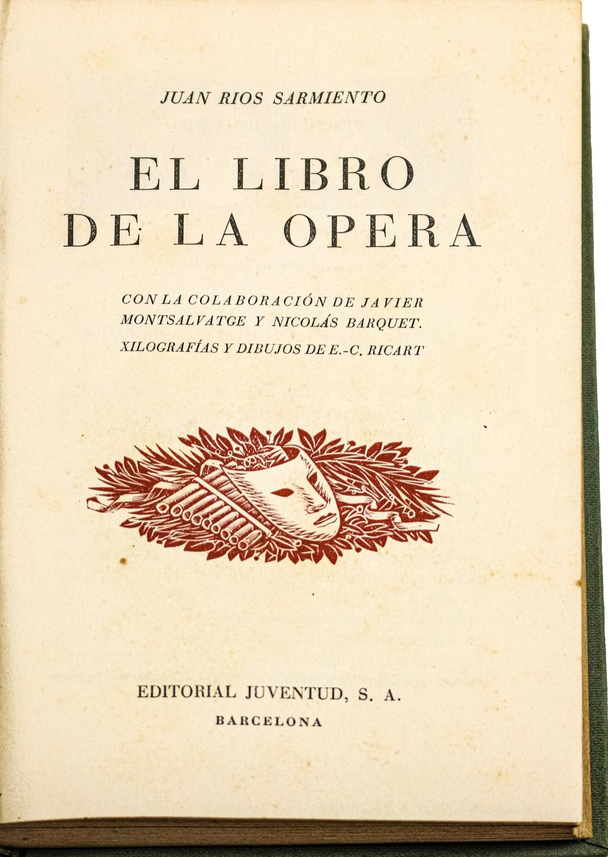 "EL LIBRO DE LA ÓPERA"