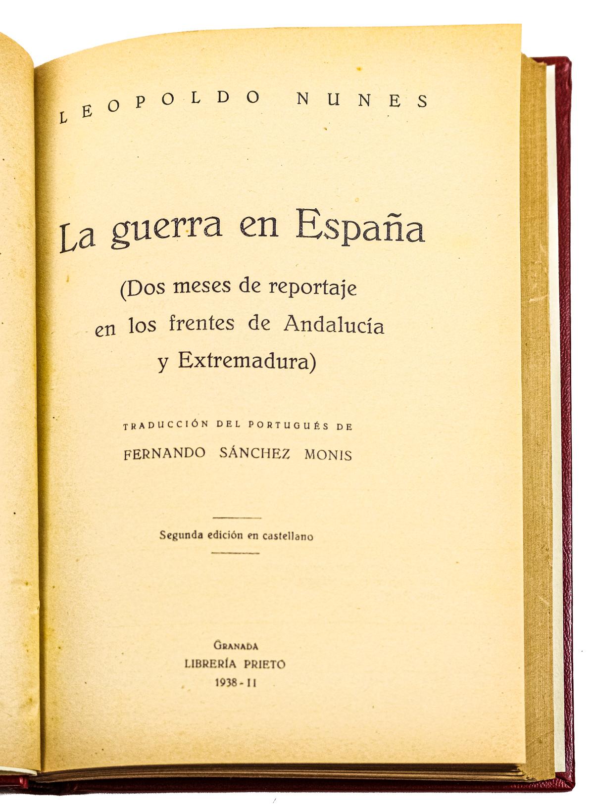 "LA GERRA EN ESPAÑA"