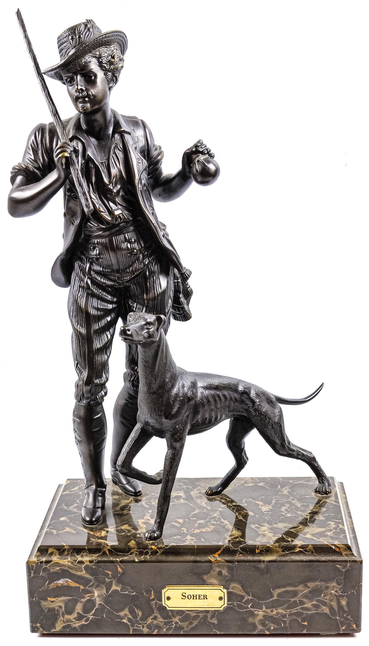 FIGURA EN BRONCE DE MEDIADOS DEL S.XX