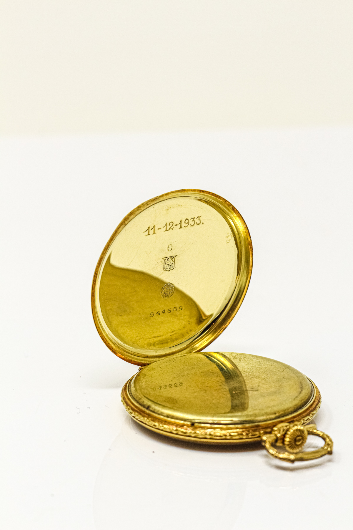 RELOJ DE BOLSILLO IWC, CIRCA 1930