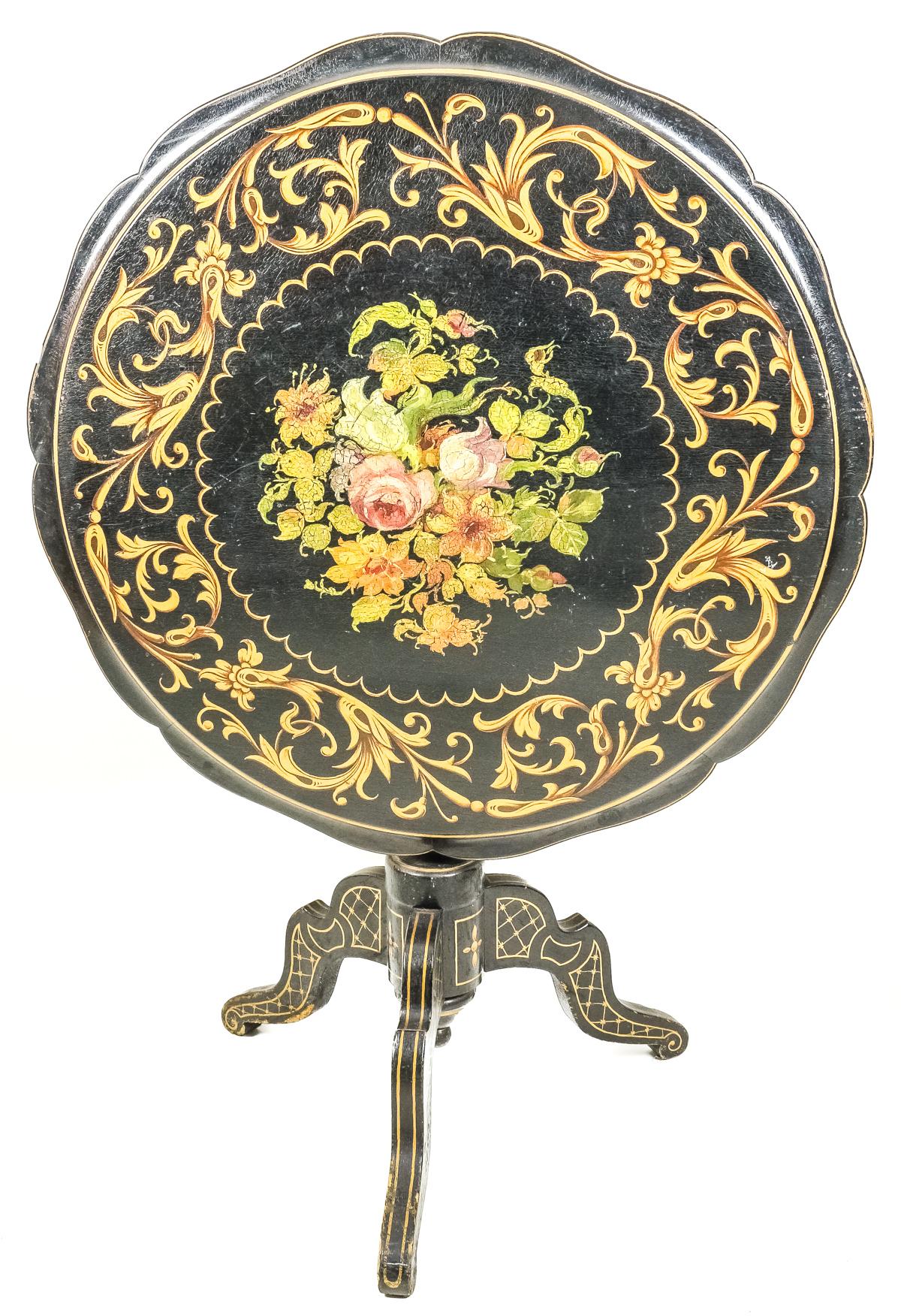 MESA AUXILIAR ABATIBLE DEL SIGLO XIX