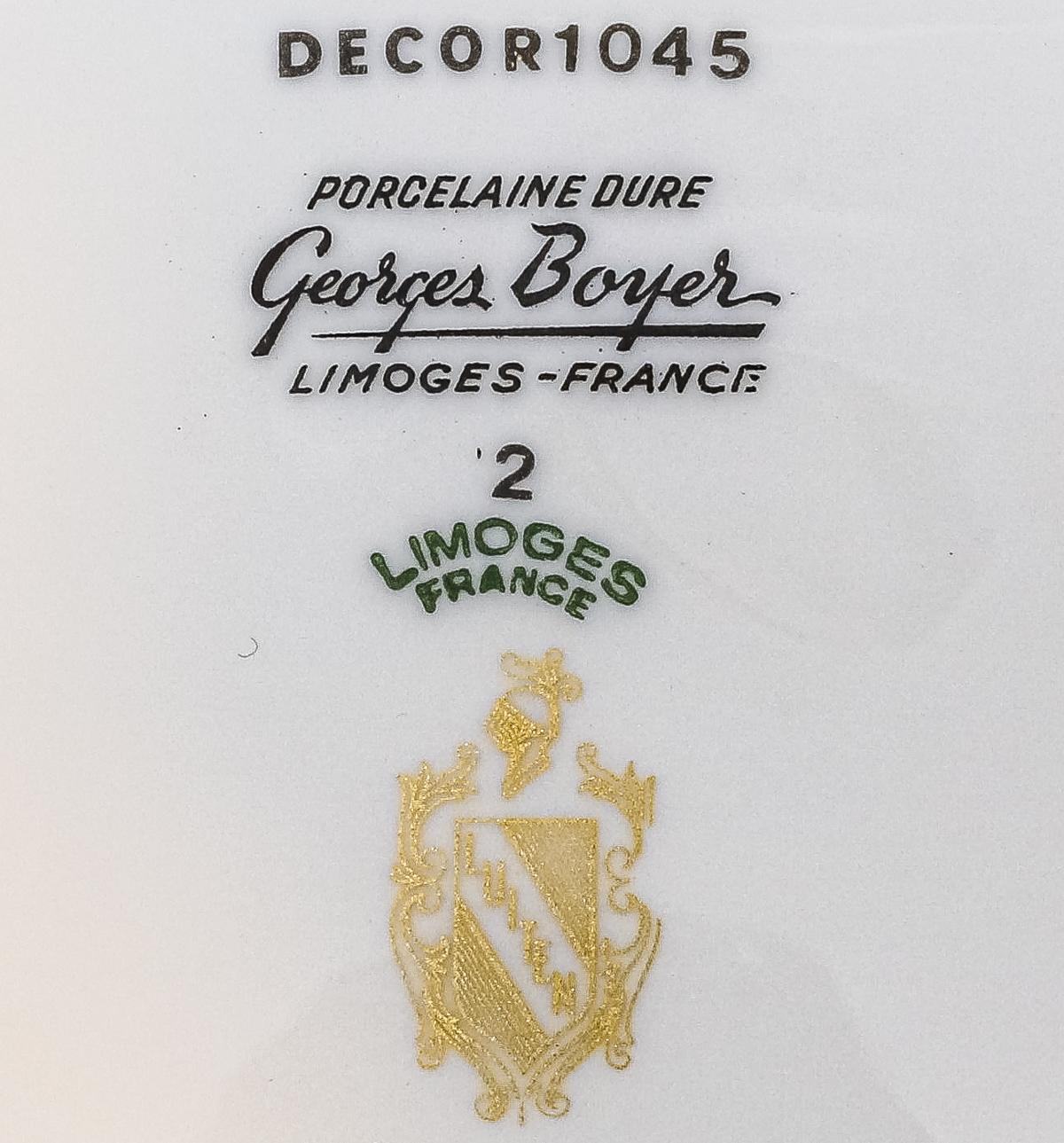 VAJILLA DE PORCELANA FRANCESA DE LIMOGES