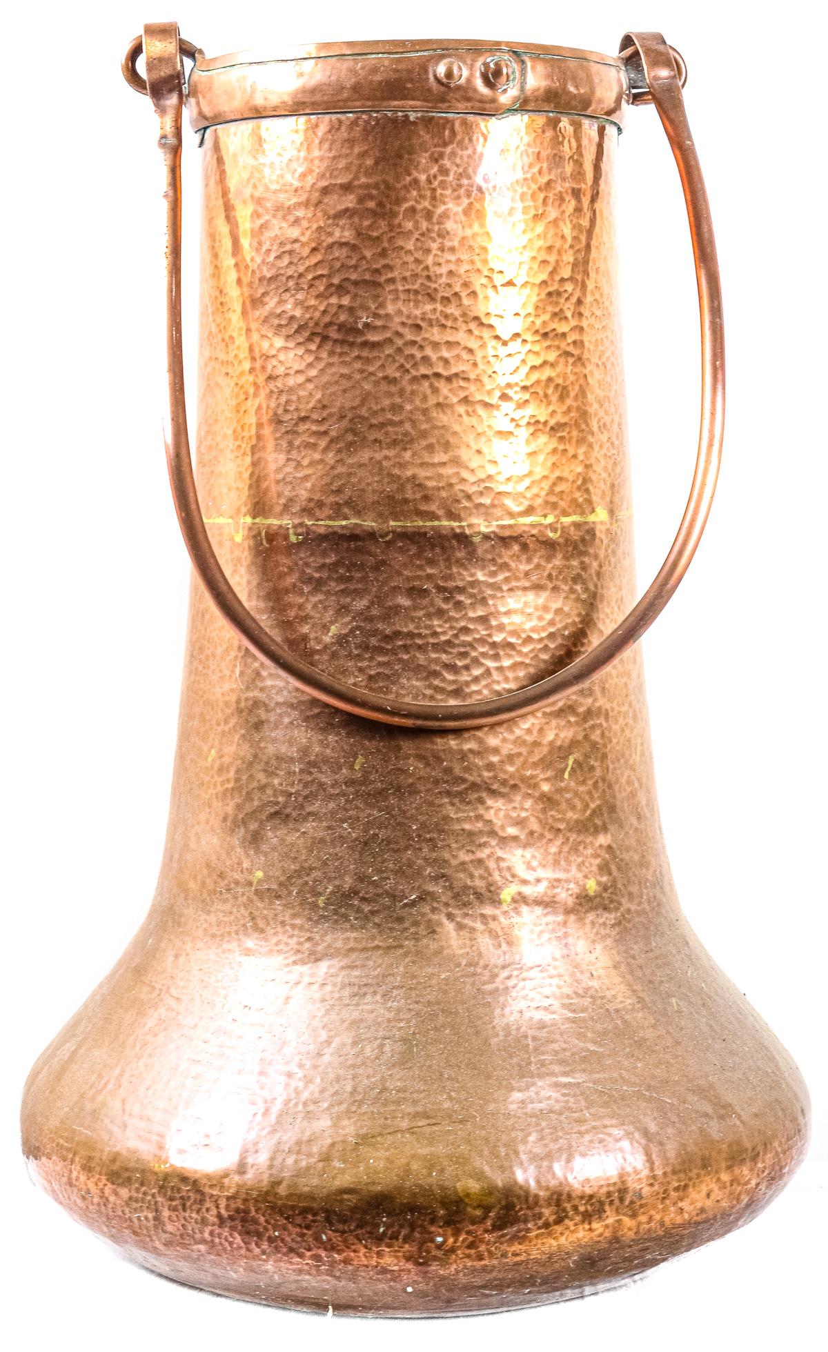 GRAN OLLA DE COBRE DE CUELLO ALTO