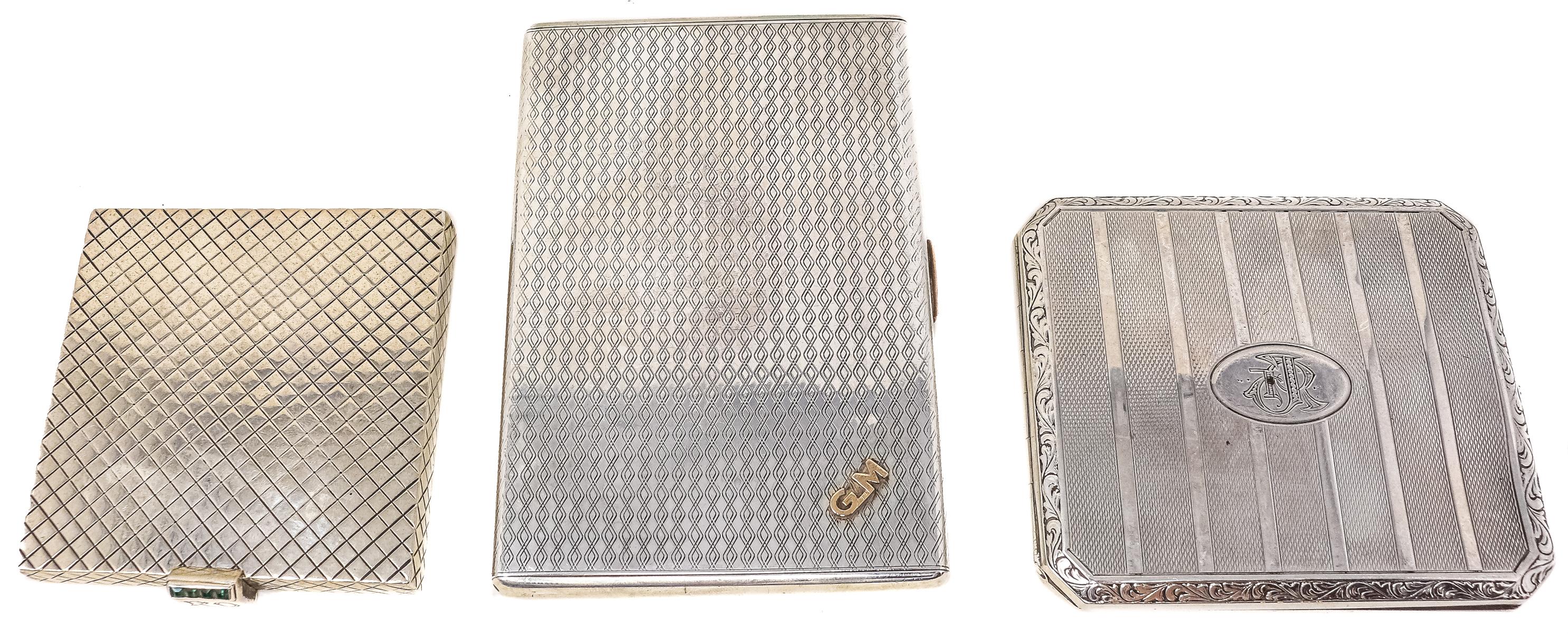 TRES PITILLERAS DE PLATA