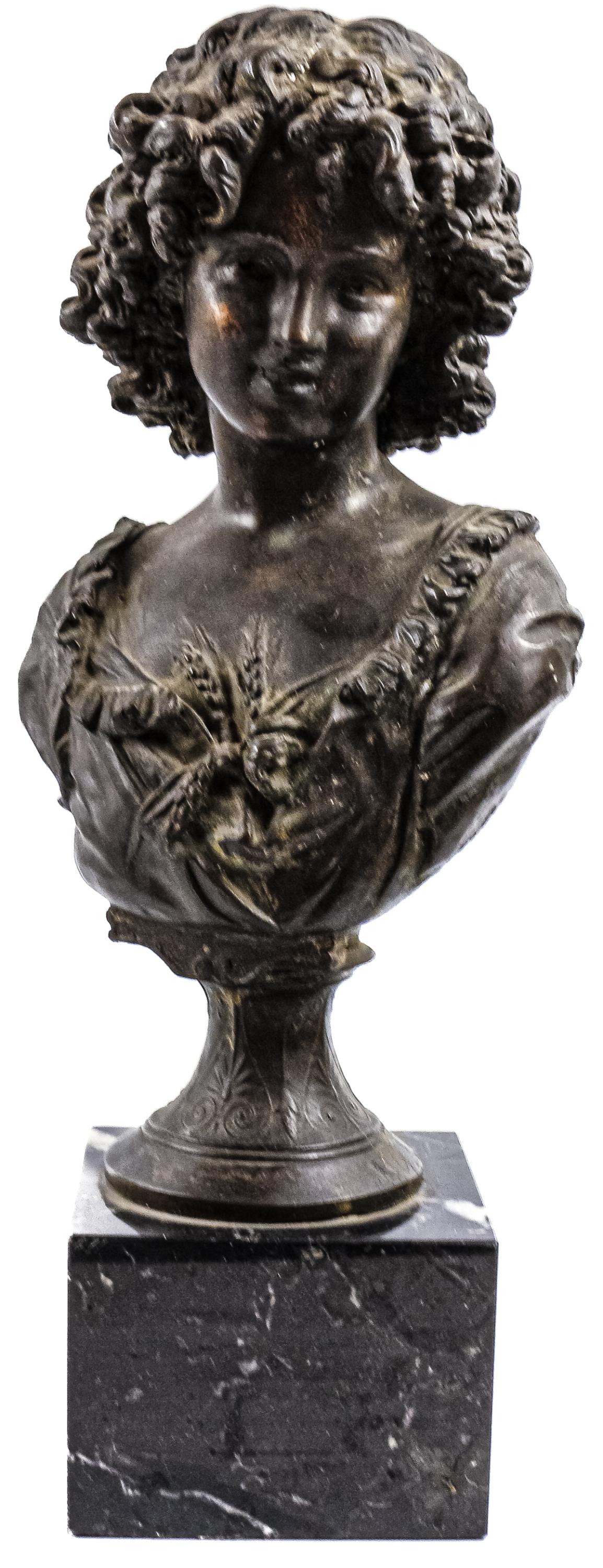 BUSTO DE BRONCE  "JOVEN ADOLESCENTE"