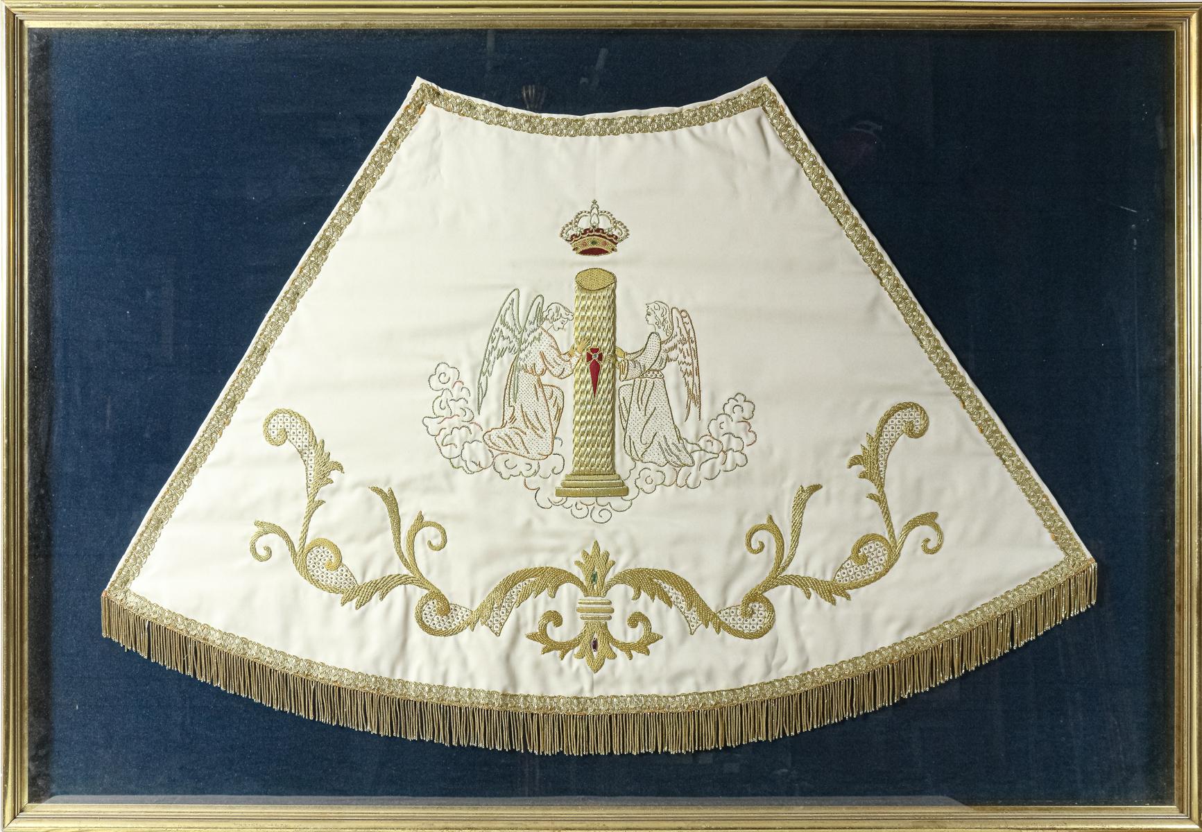MANTO DE VIRGEN DEL PILAR DEL PRIMER TERCIO S.XX