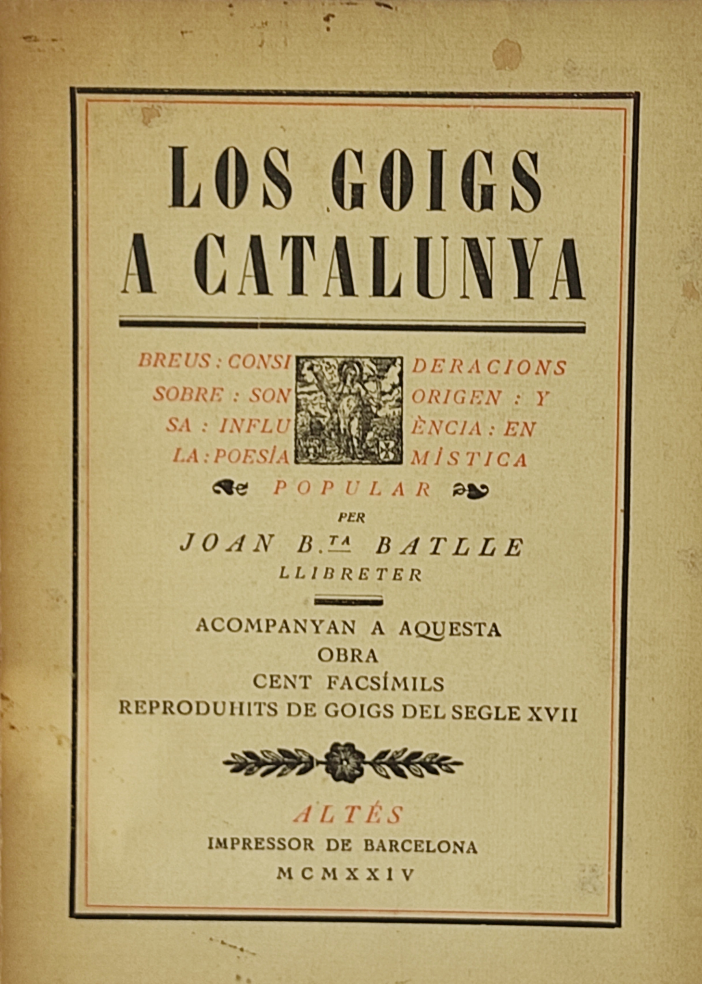 LOS GOIGS A CATALUNYA.