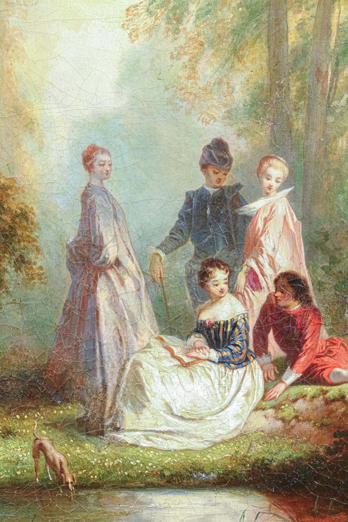 ESCUELA FRANCESA DEL SIGLO XVIII, SEGUIDOR DE FRAGONARD