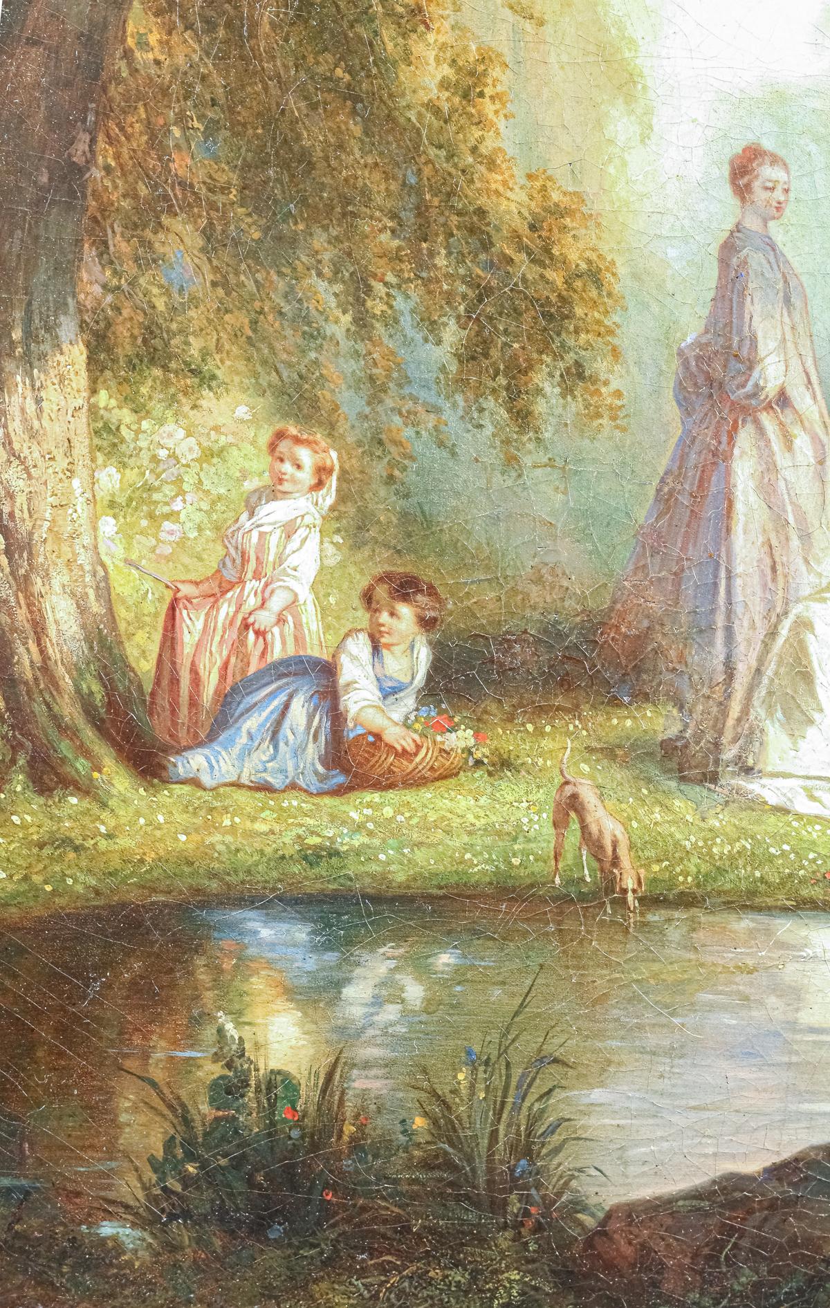 ESCUELA FRANCESA DEL SIGLO XVIII, SEGUIDOR DE FRAGONARD