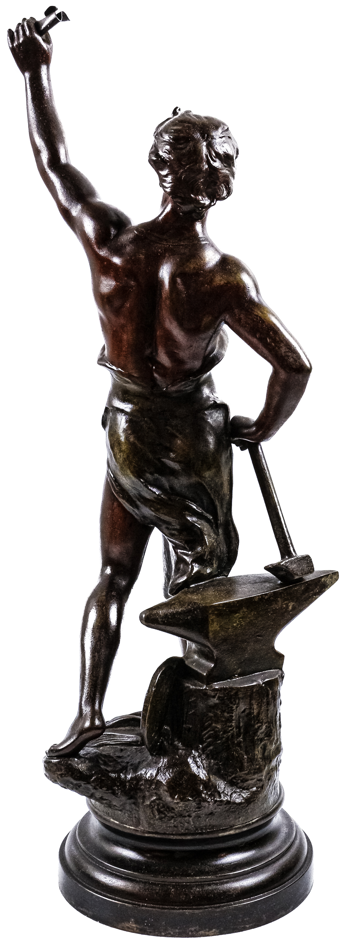 FIGURA FRANCESA EN CALAMINA DE FINALES DEL S.XIX
