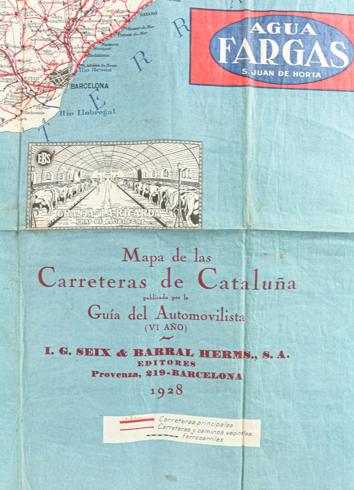 MAPA CARRETERAS DE CATALUNYA