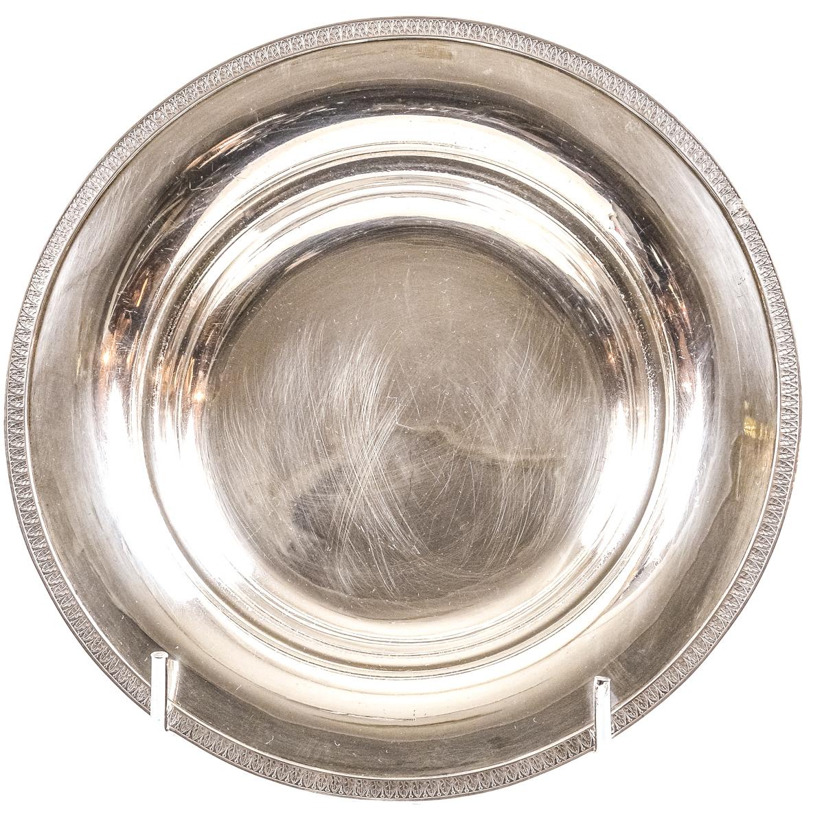 PLATO EN PLATA DEL PRIMER TERCIO DEL S.XX