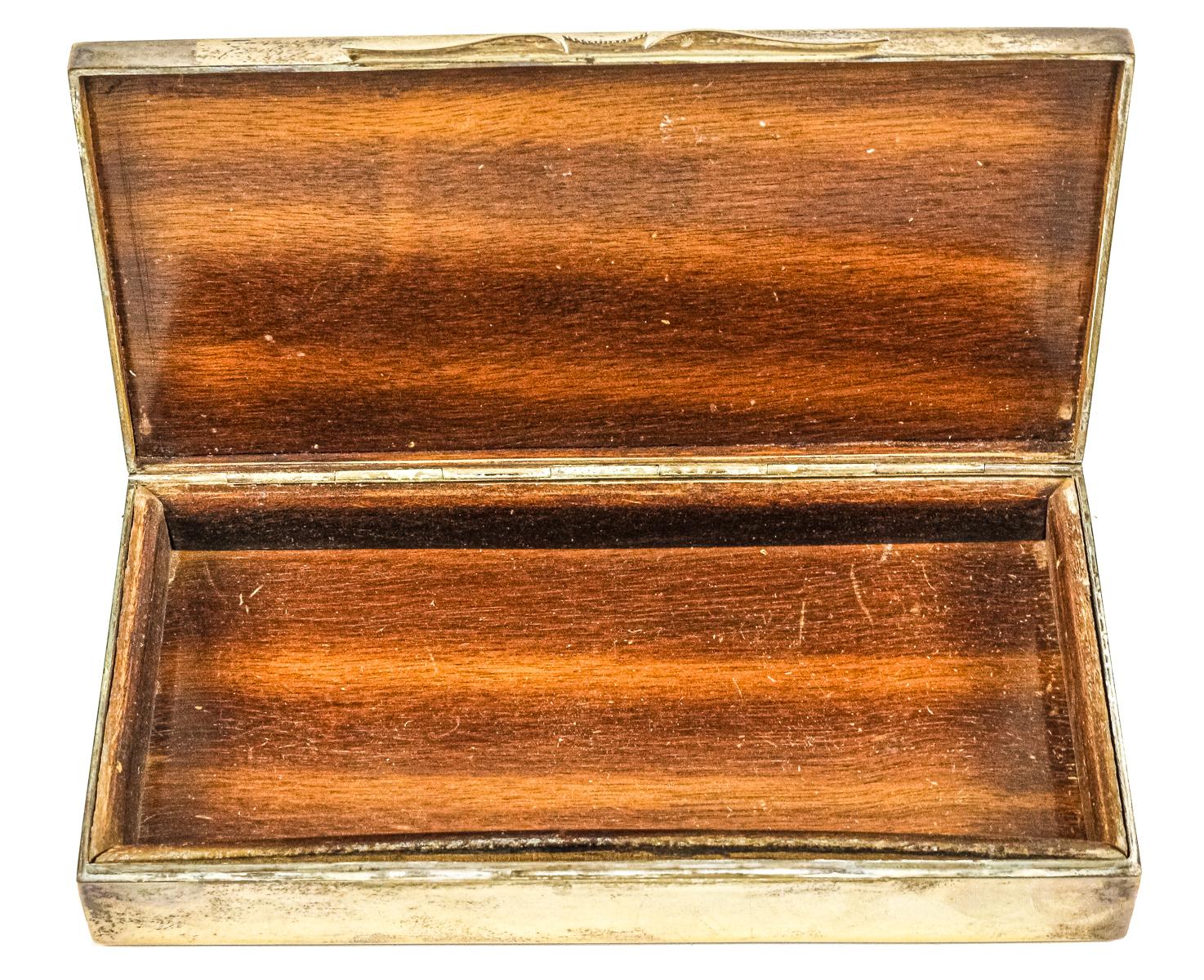 CAJA CIGARRERA Y ENCENDEDOR RONSON