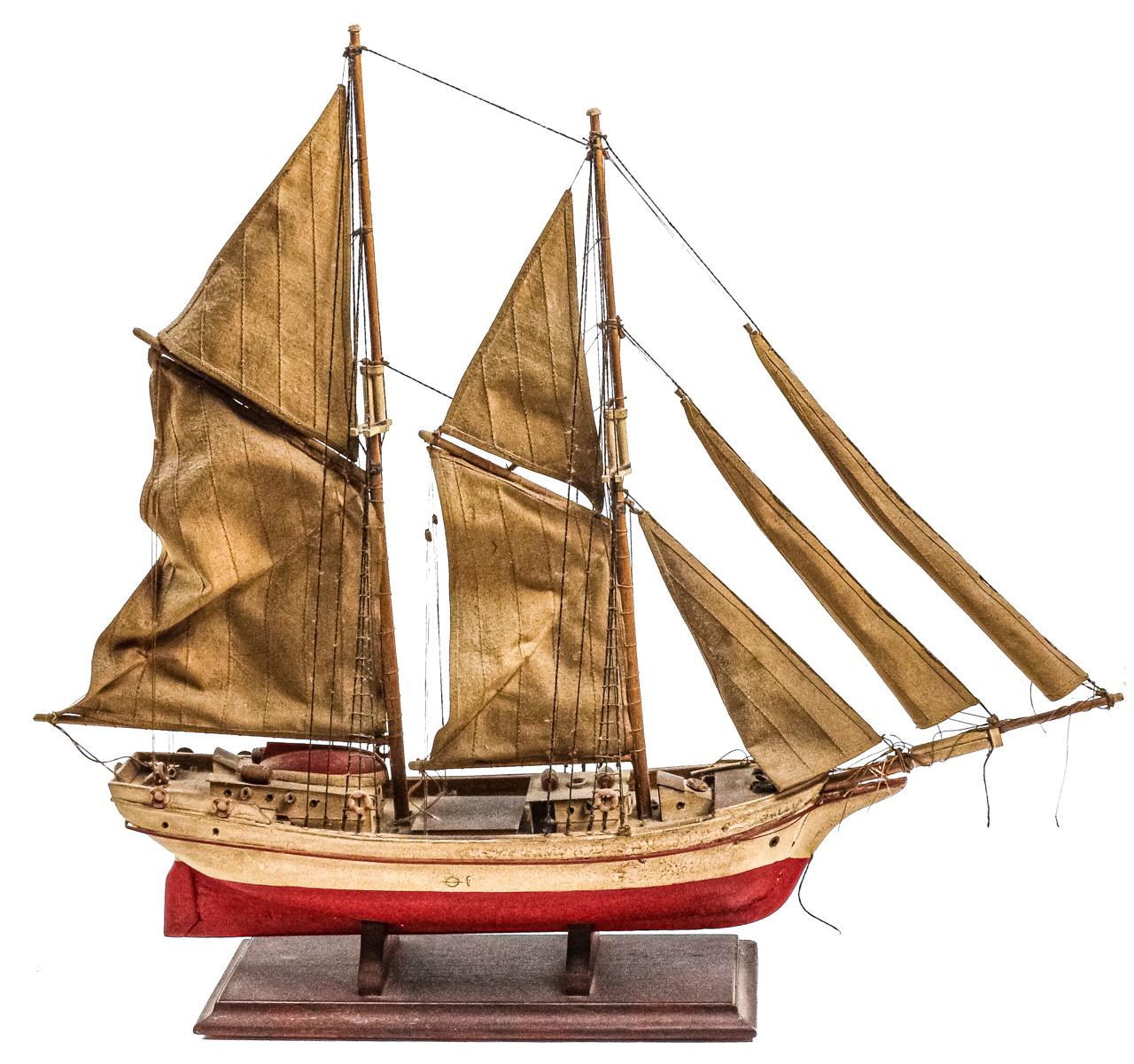 MAQUETA DE BARCO VELERO
