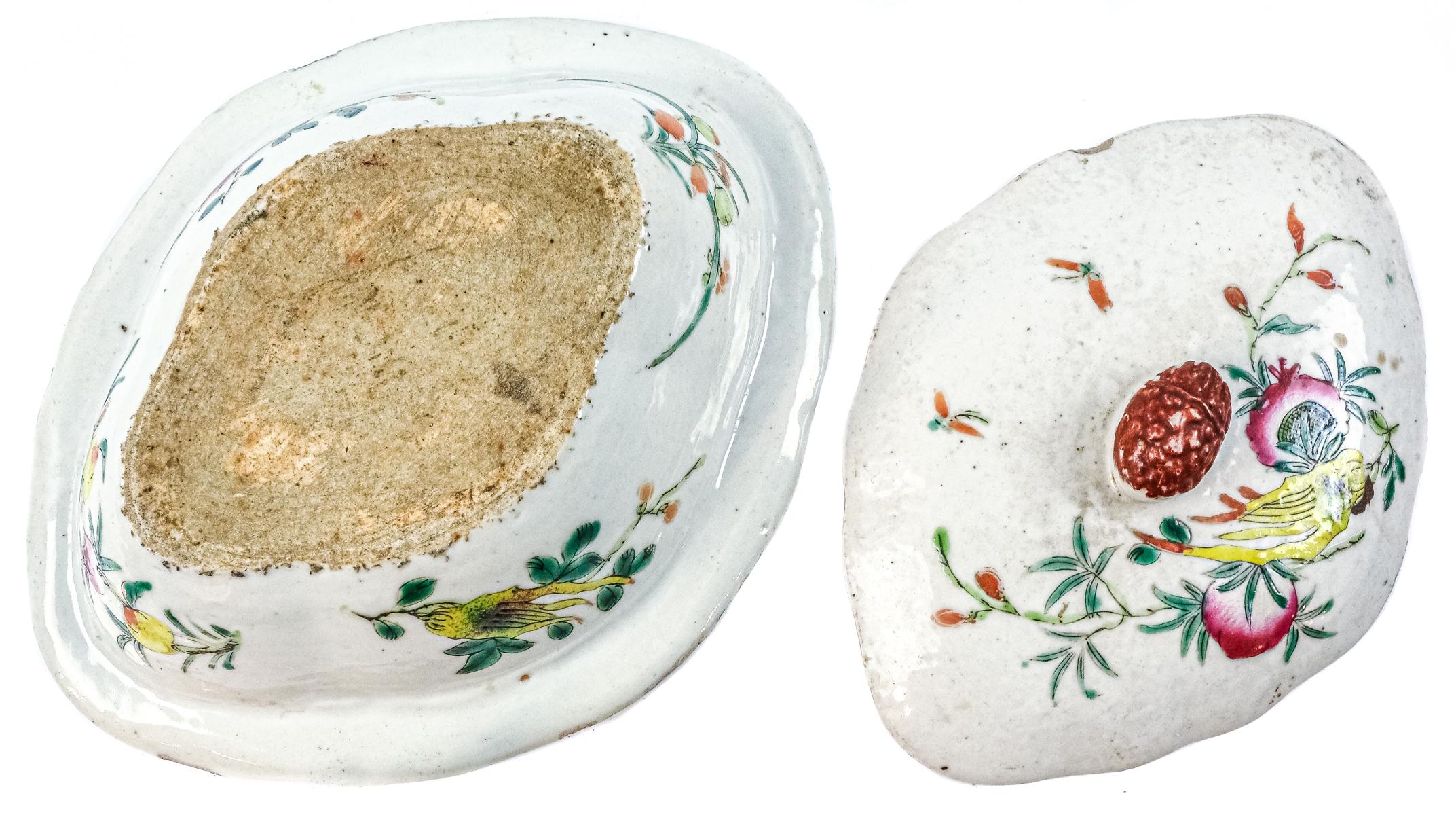 LEGUMBRERA DE PORCELANA DE COMPAÑIA DE INDIAS