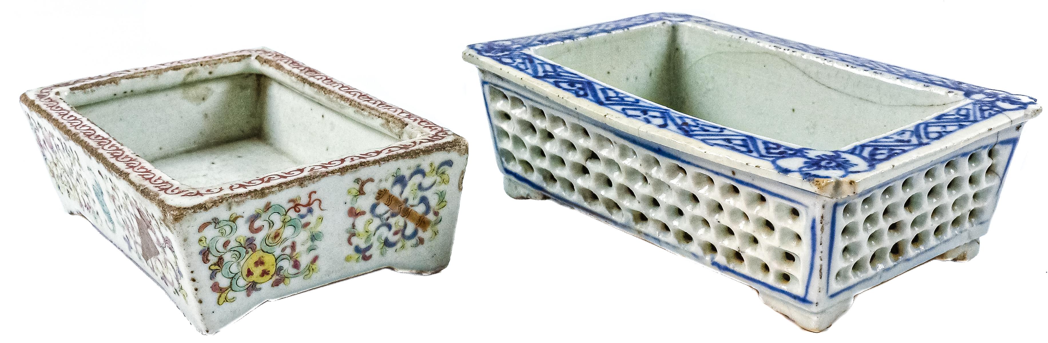 DOS JARDINERAS ORIENTALES DE PRINCÍPIOS DE SIGLO XX