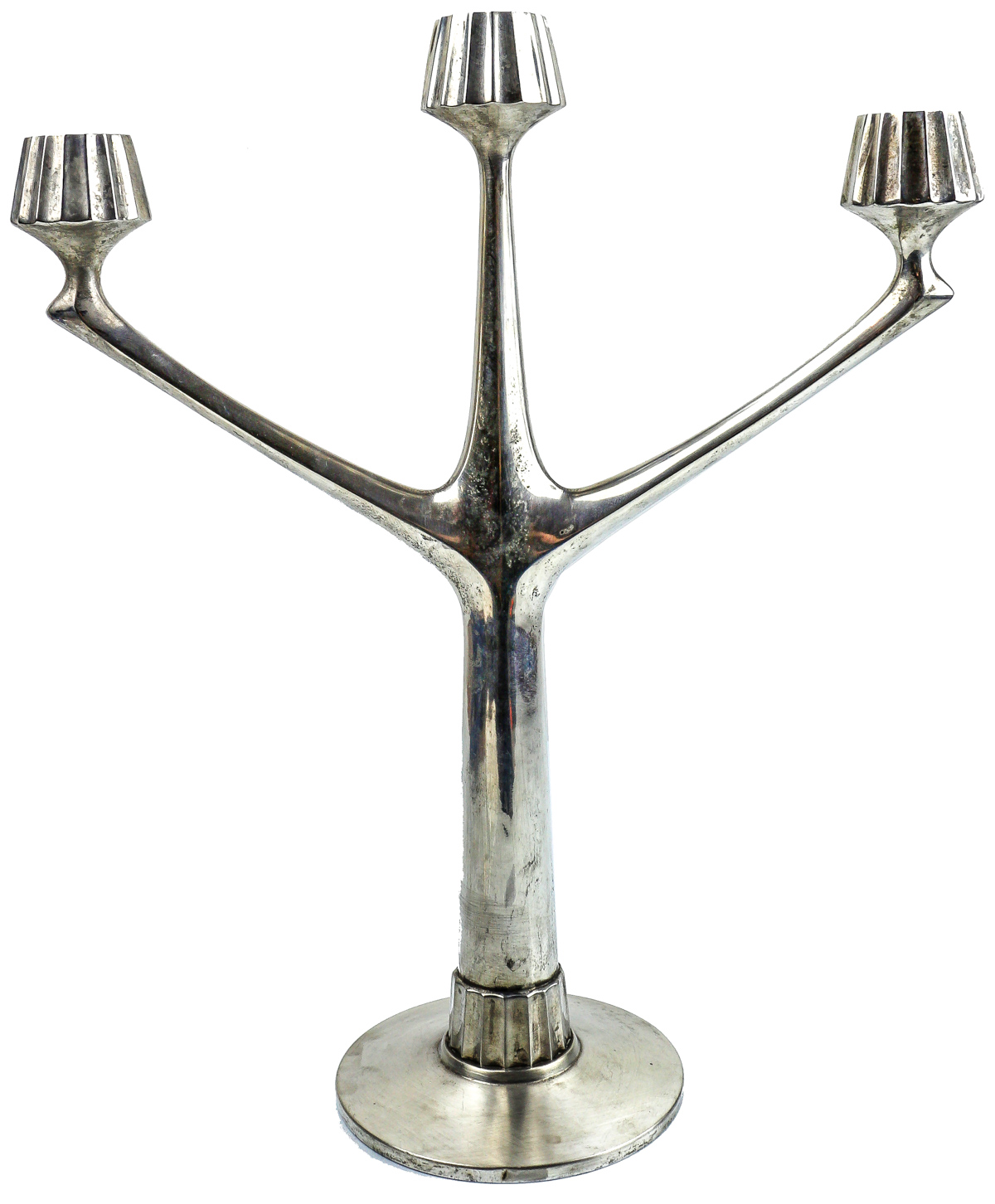 CANDELABRO EN PLATA AÑOS 70