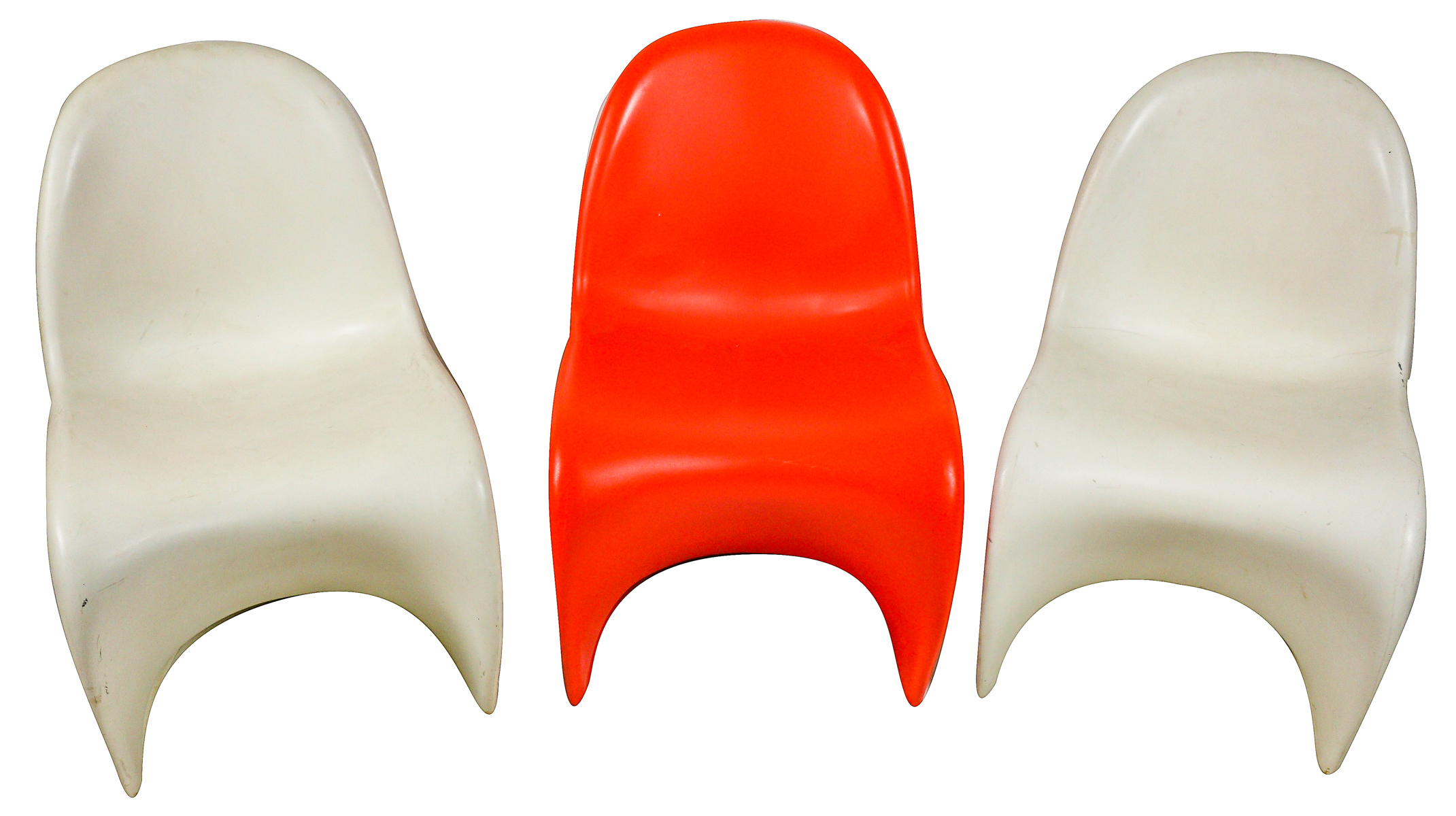 TRES SILLAS DE DISEÑO "PANTON"