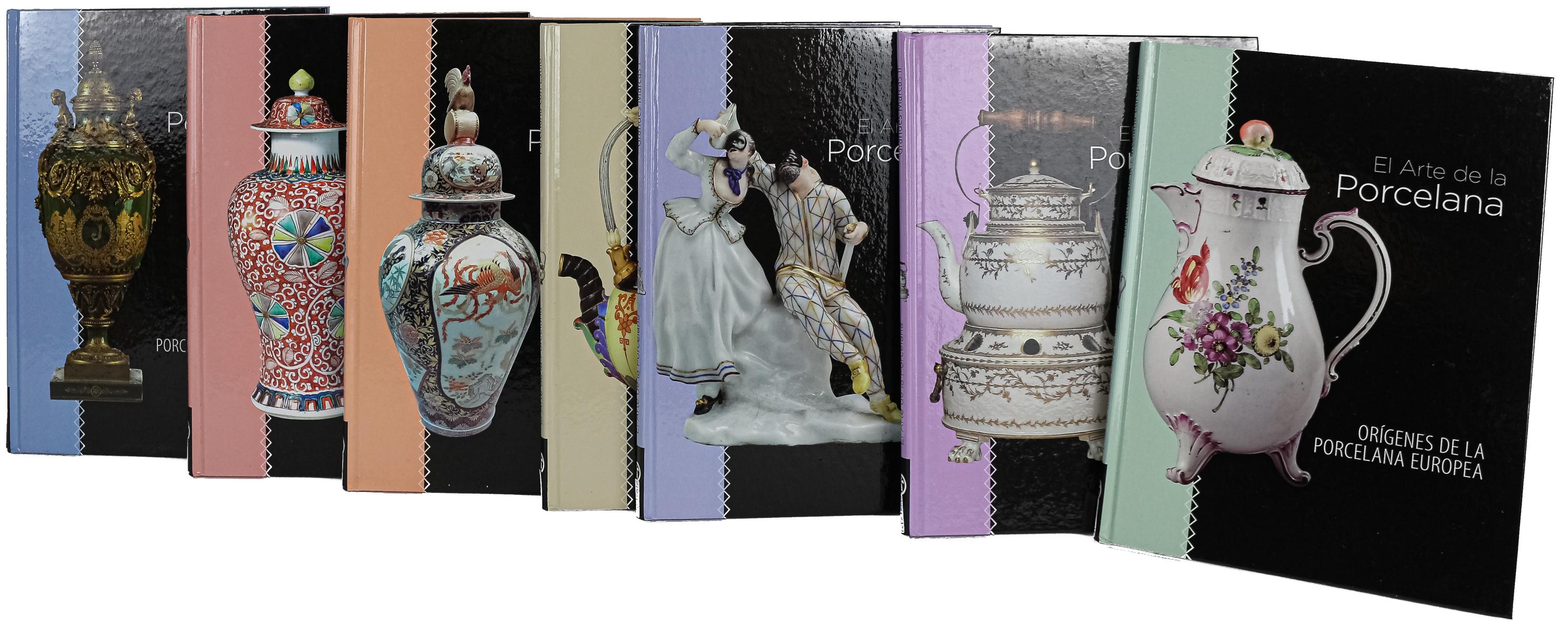 SIETE TOMOS DE "EL ARTE DE LA PORCELANA"