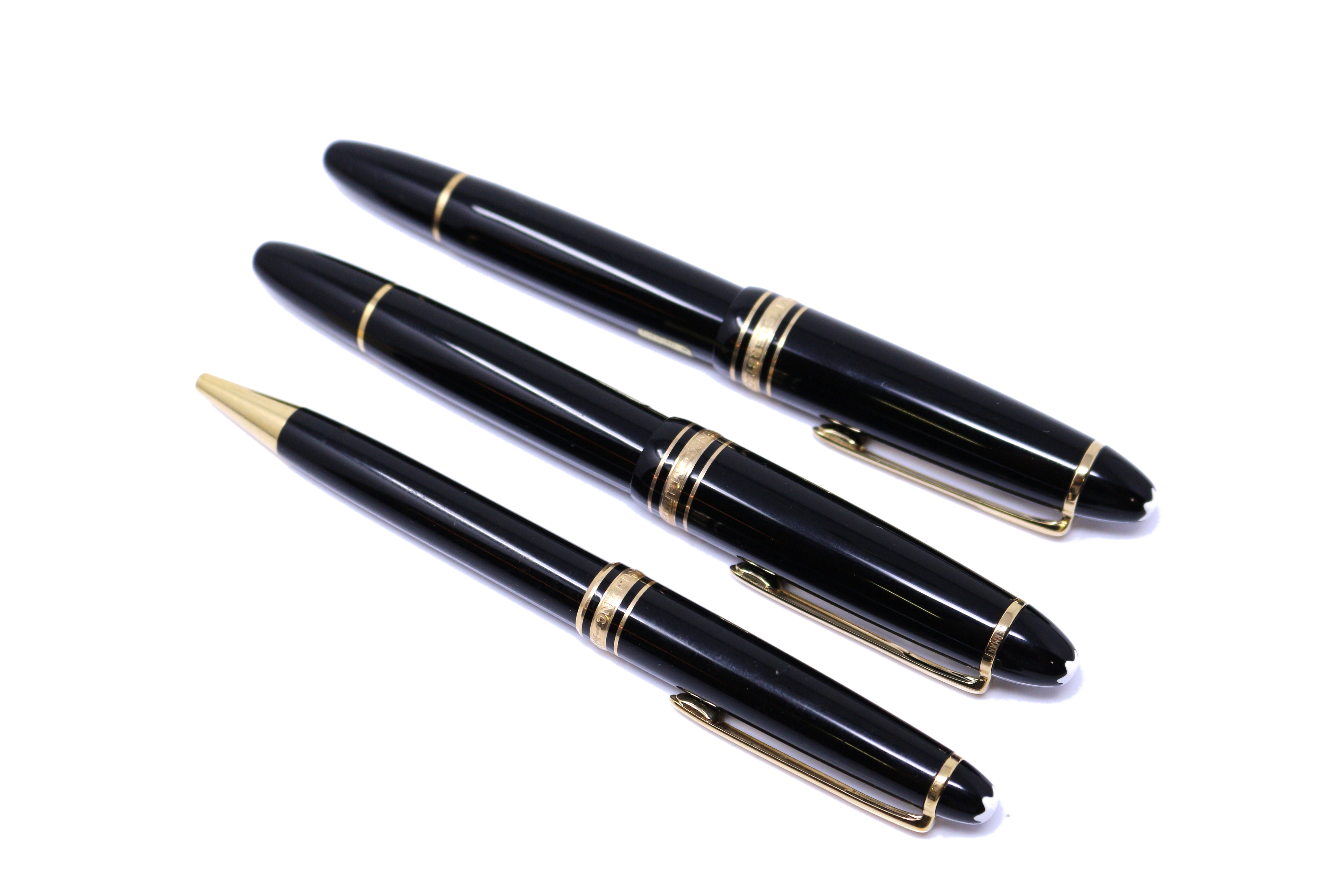 DOS PLUMAS Y BOLIGRAFO MONTBLANC