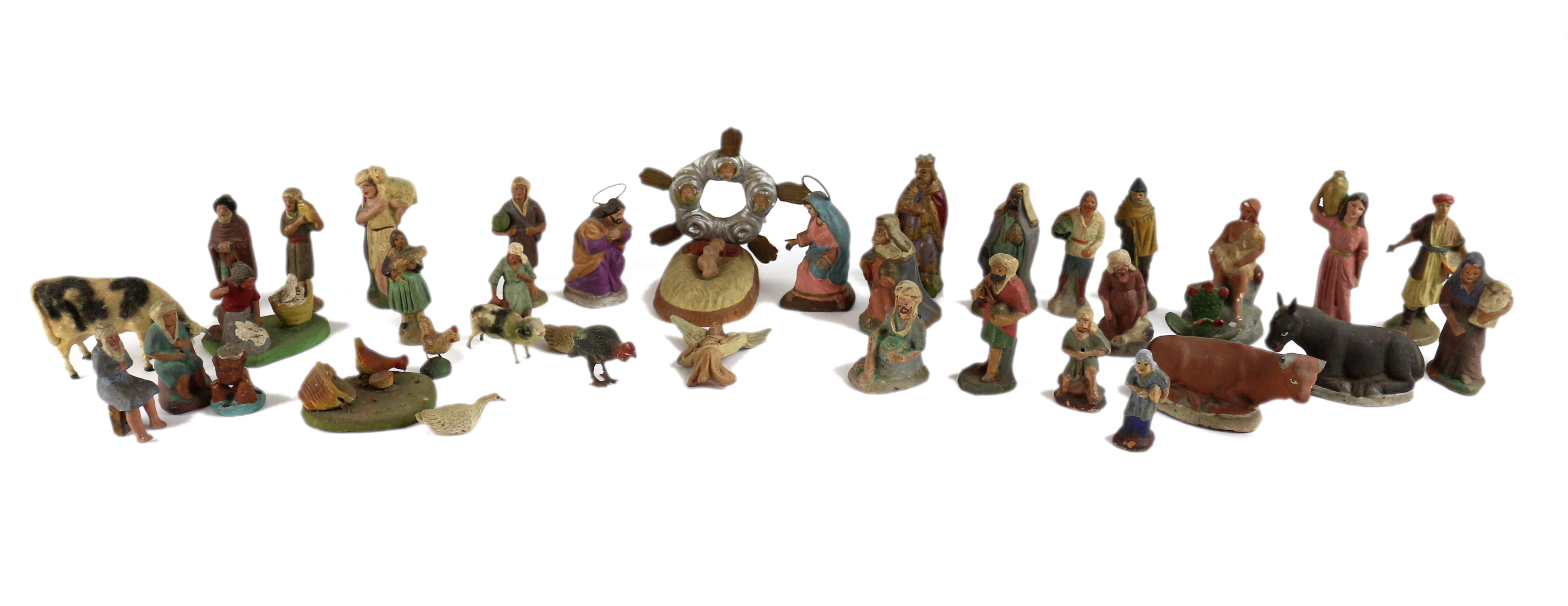 LOTE DE FIGURAS DE PESEBRE