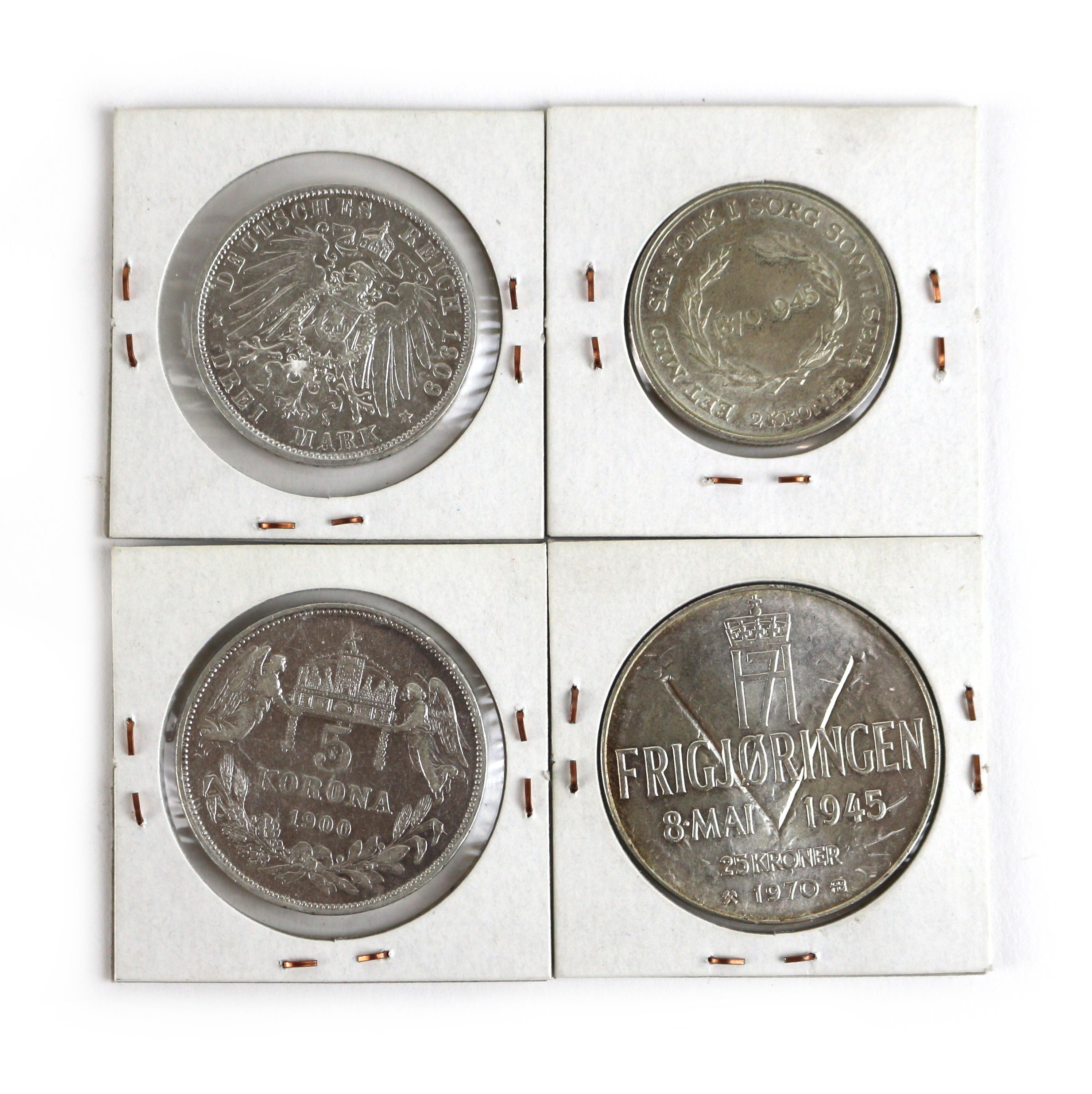 CUATRO MONEDAS EUROPEAS