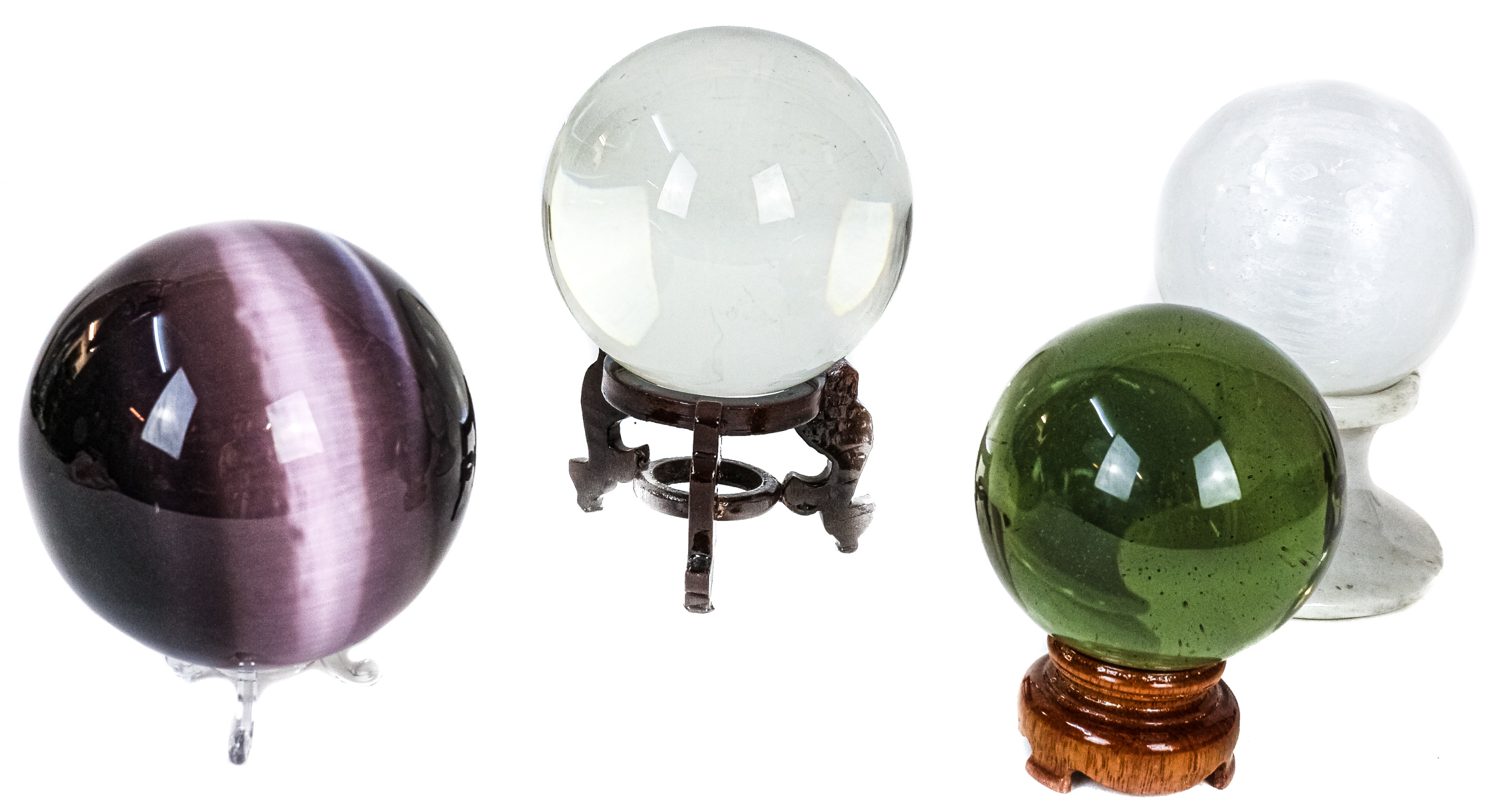 CUATRO BOLAS DECORATIVAS
