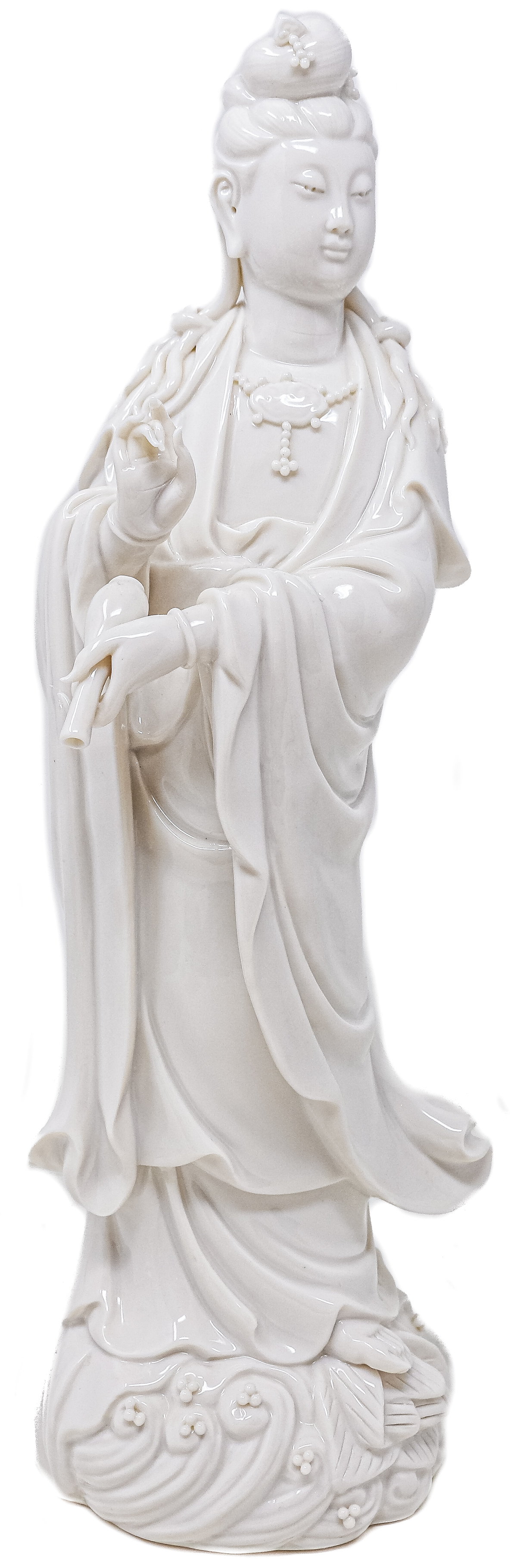 FIGURA EN PORCELANA BLANCA DE LA SEGUNDA MITAD DEL S.XX