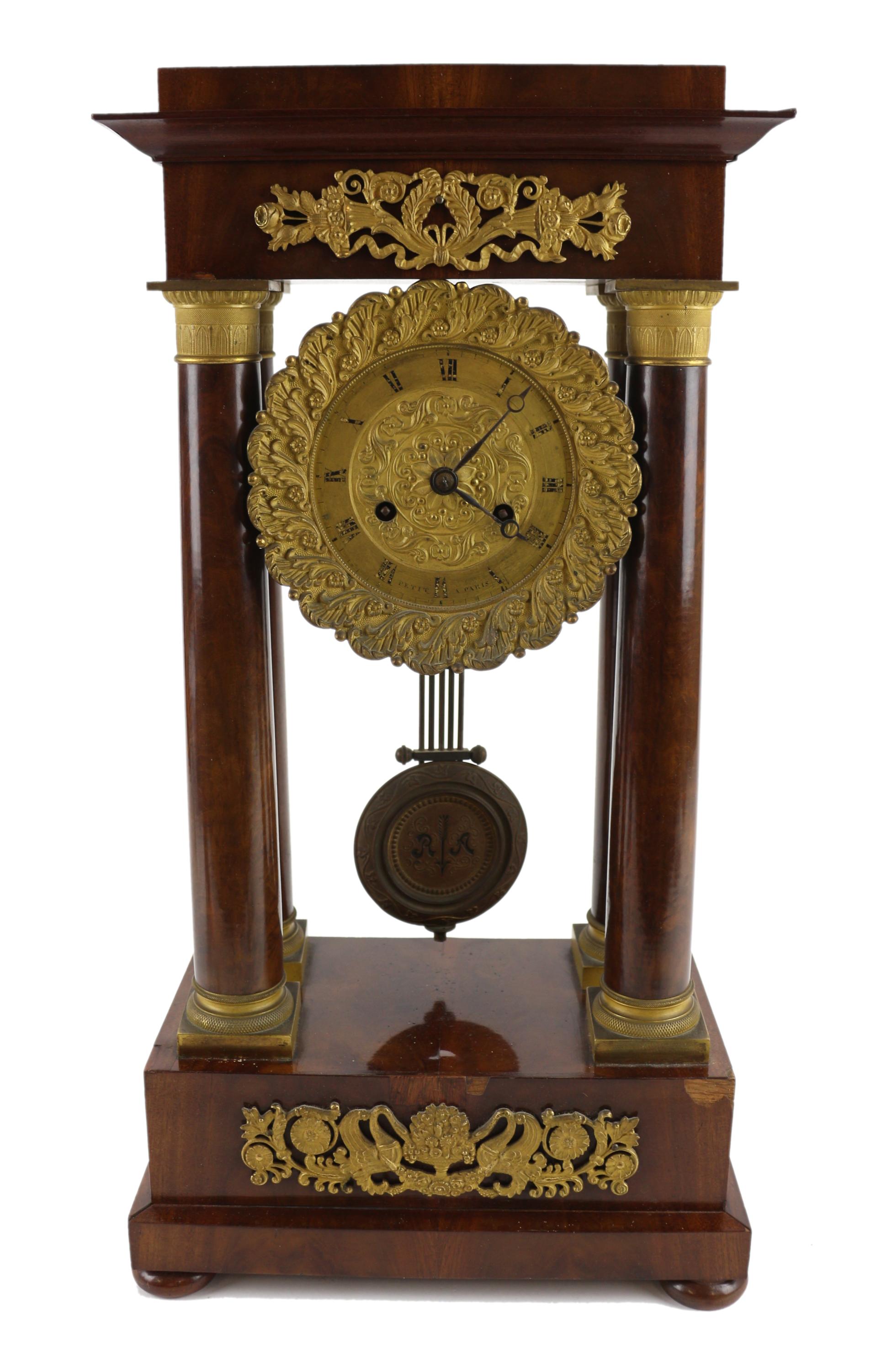 RELOJ DE SOBREMESA NAPOLEON III MEDIADOS DEL S.XIX