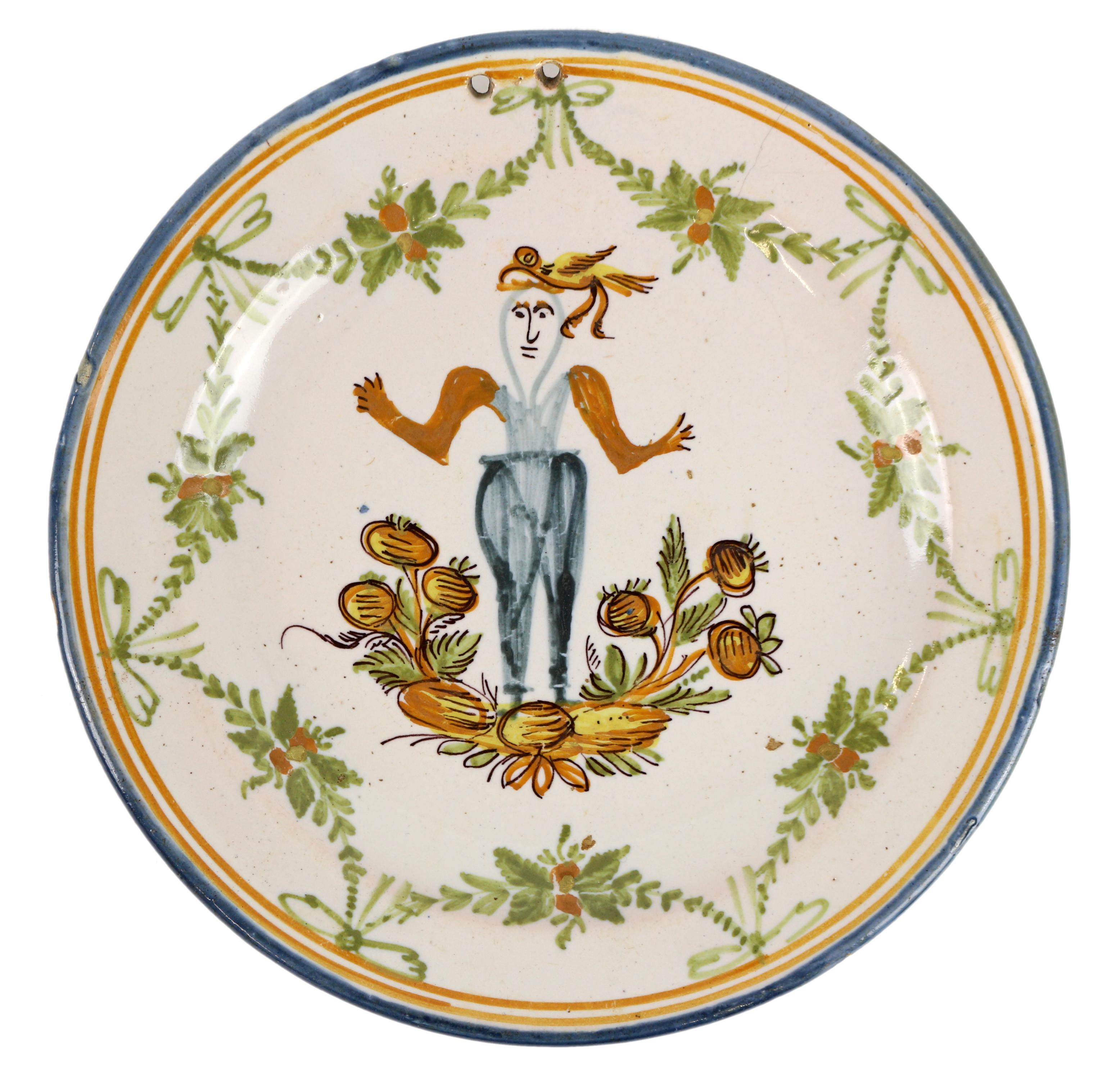 PLATO EN CERÁMICA DE RIBESALBES