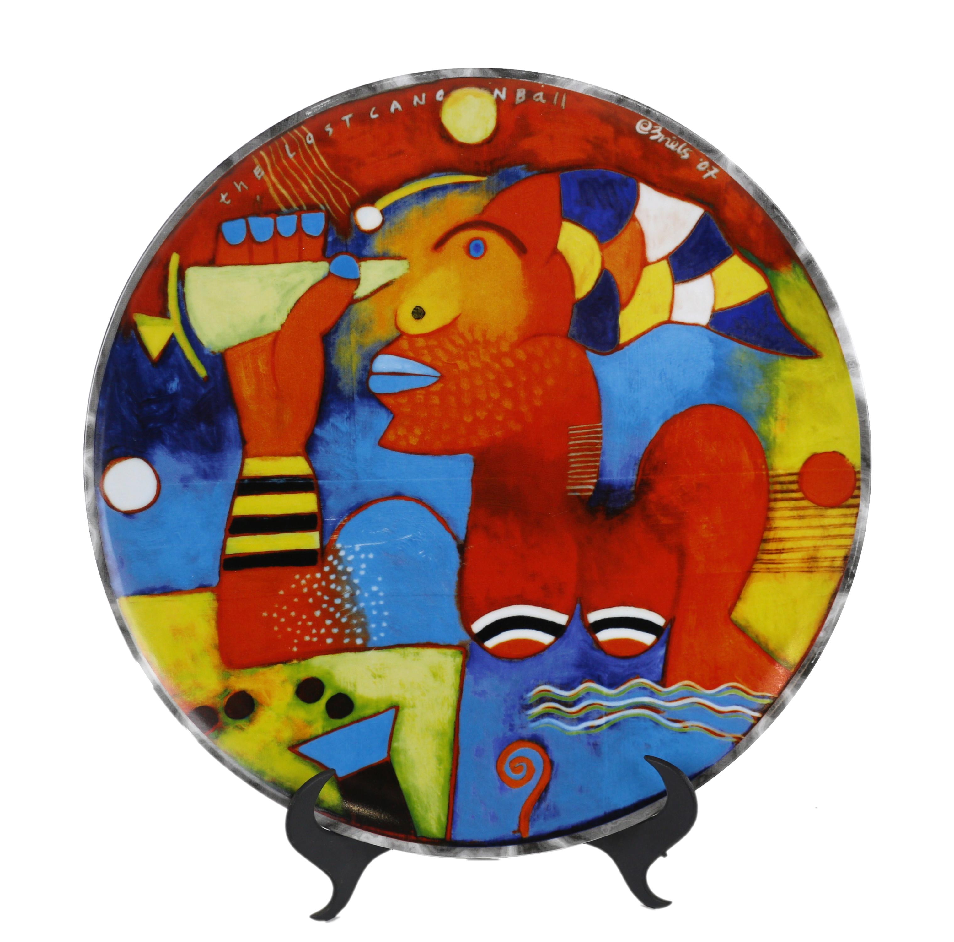 PLATO DE DISEÑO DE CLEMENS BRIELS DEL ULTIMO TERCIO DEL S.XX