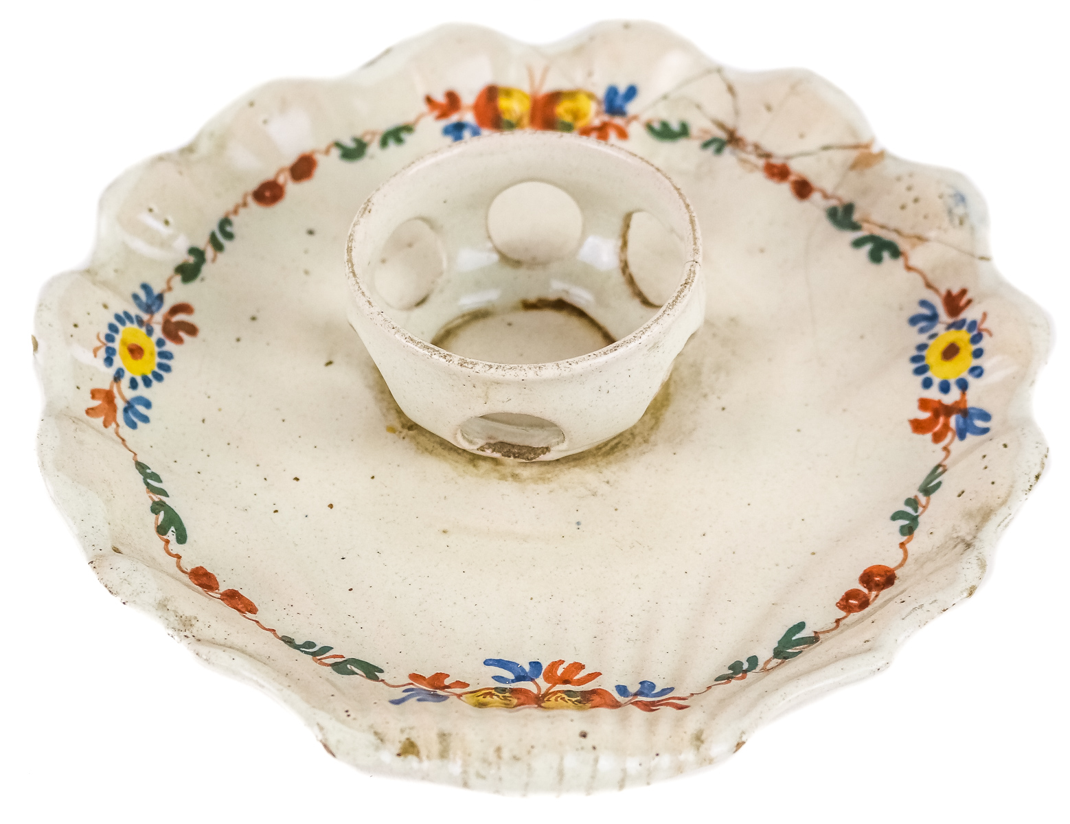 MANCERINA DE PORCELANA DE ALCORA DEL SIGLO XIX