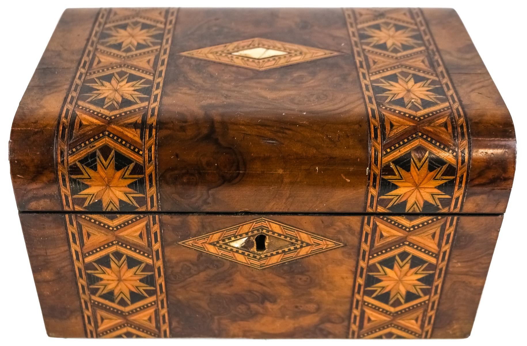 CAJA COSTURERO INGLESA DE FINALES DEL S.XIX