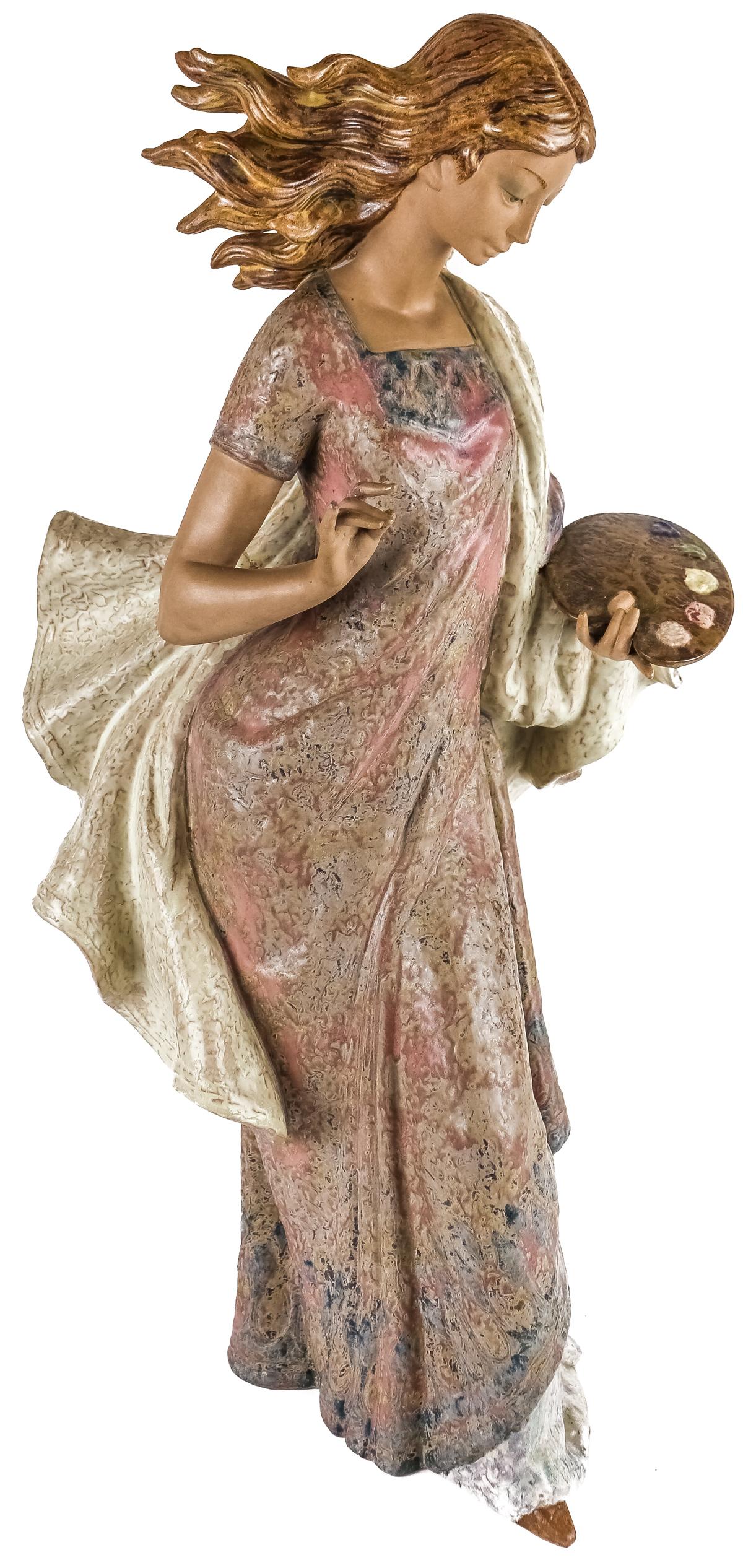 FIGURA EN GRES "LLADRÓ" DEL ULTIMO TERCIO DEL S.XX