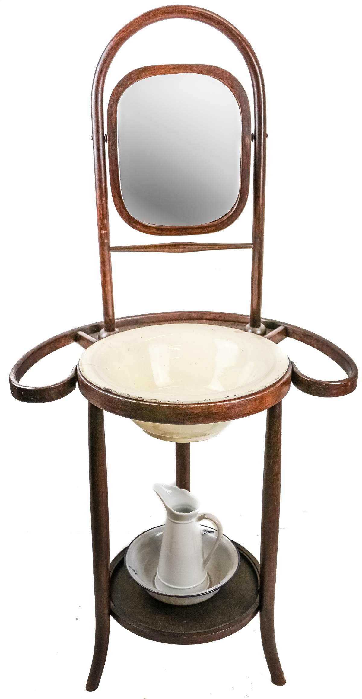 MUEBLE LAVABO DE ESTILO THONET DEL PRIMER TERCIO S.XX