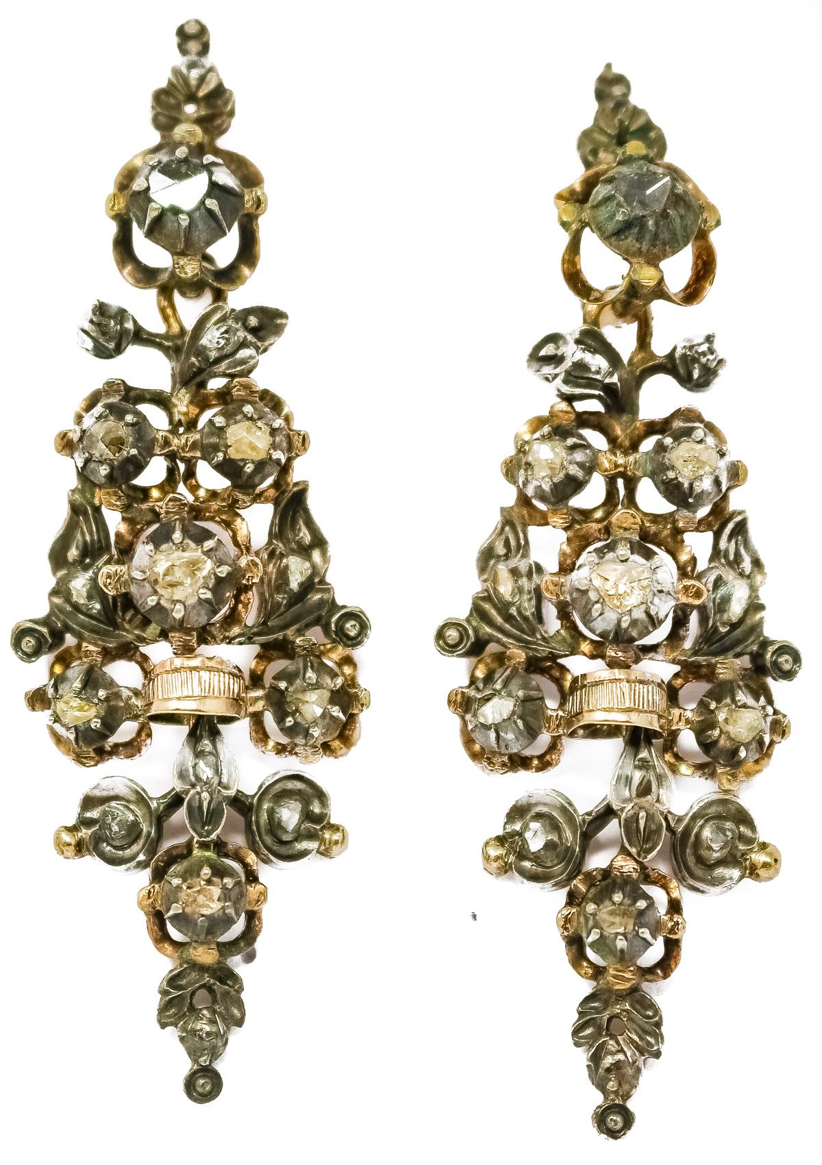 PENDIENTES ISABELINOS DEL S.XIX