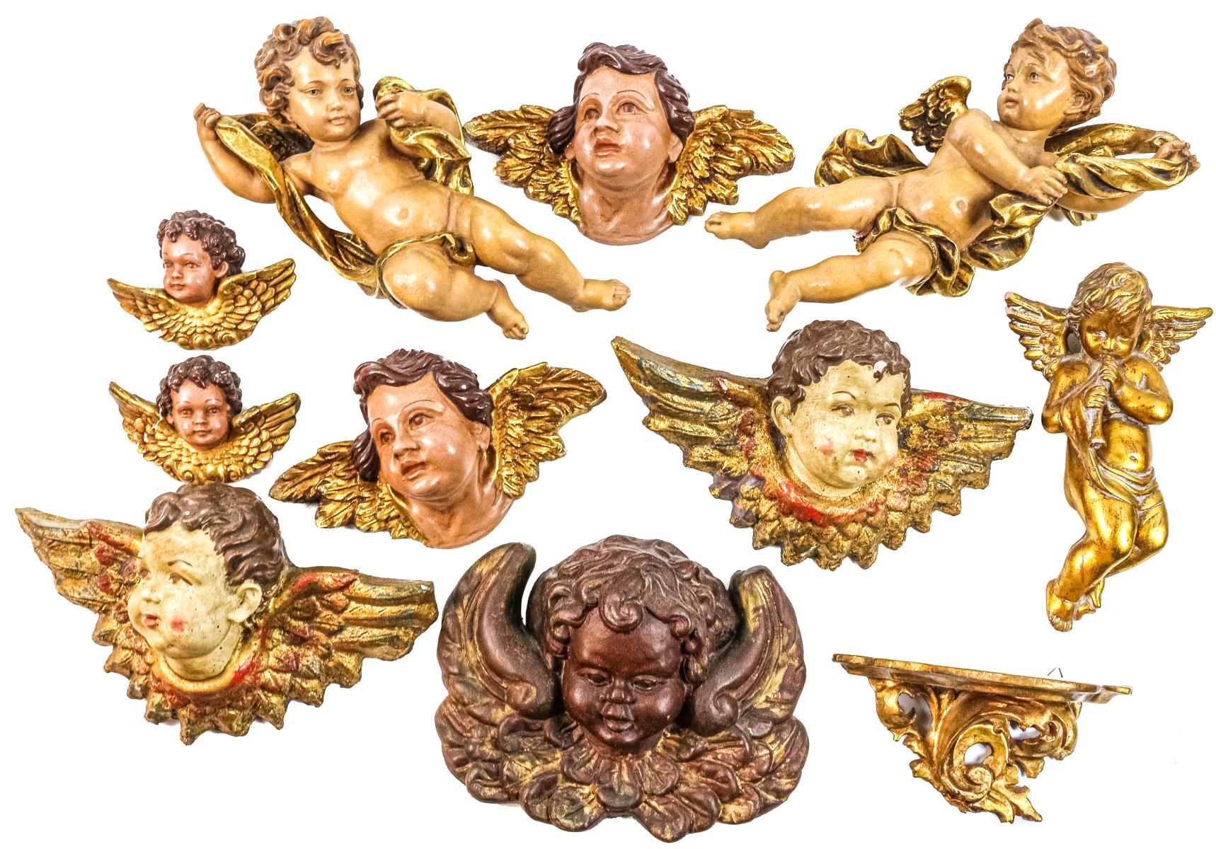 COLECCIÓN DE FIGURAS DE ANGELITOS DE MEDIADOS DEL S.XX