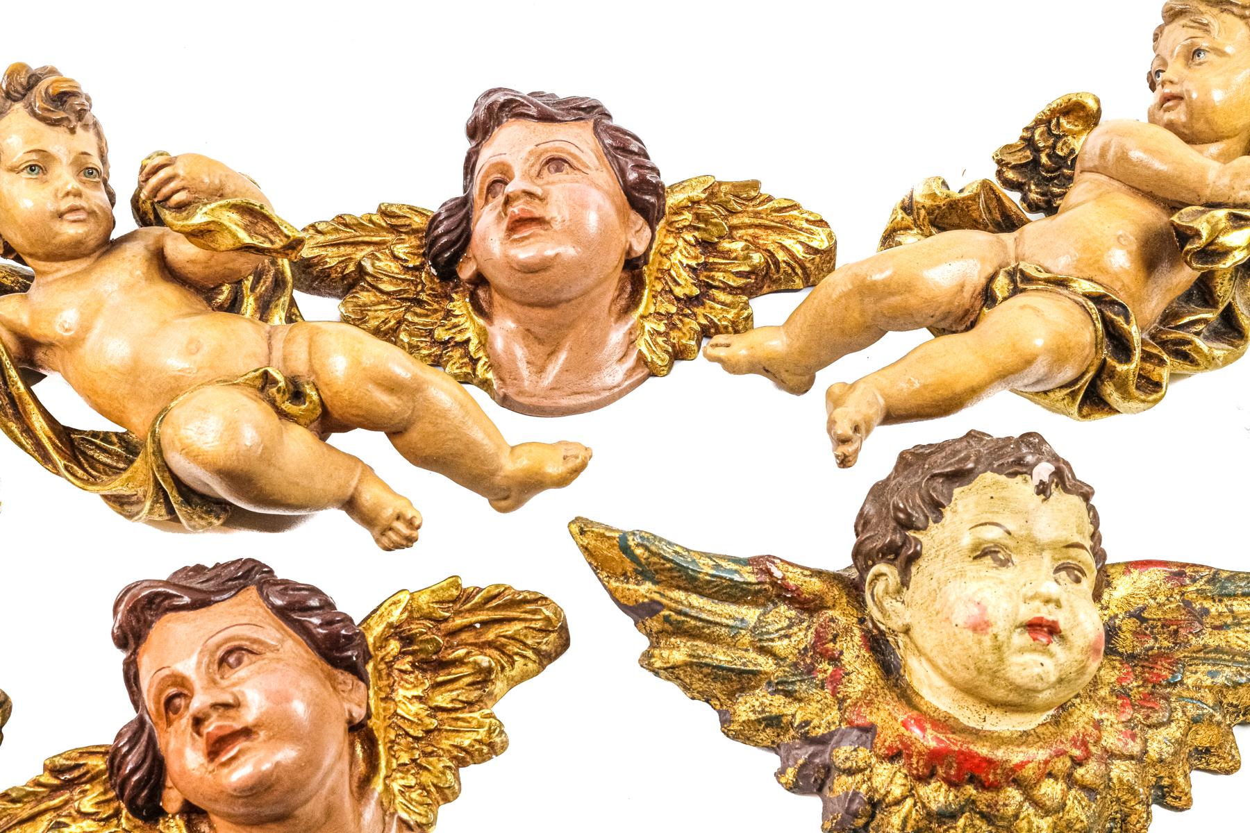 COLECCIÓN DE FIGURAS DE ANGELITOS DE MEDIADOS DEL S.XX