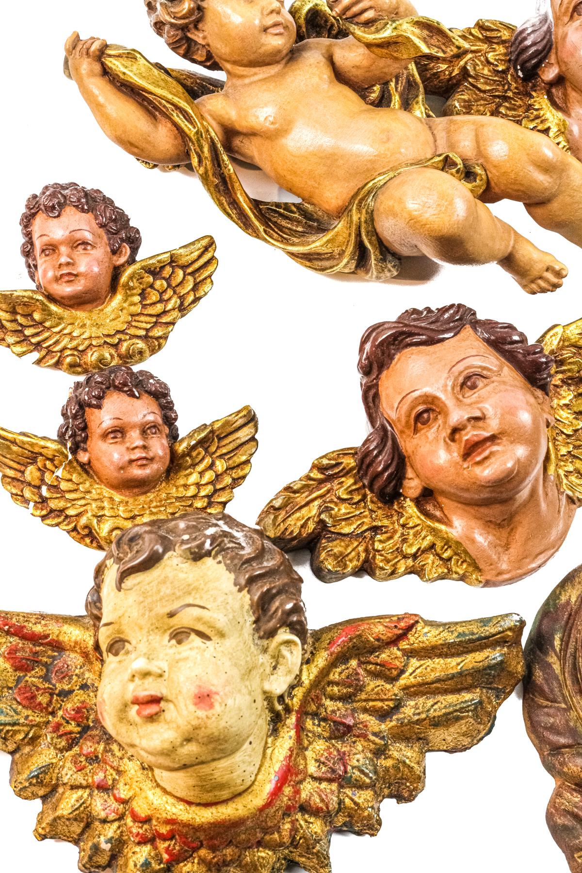 COLECCIÓN DE FIGURAS DE ANGELITOS DE MEDIADOS DEL S.XX