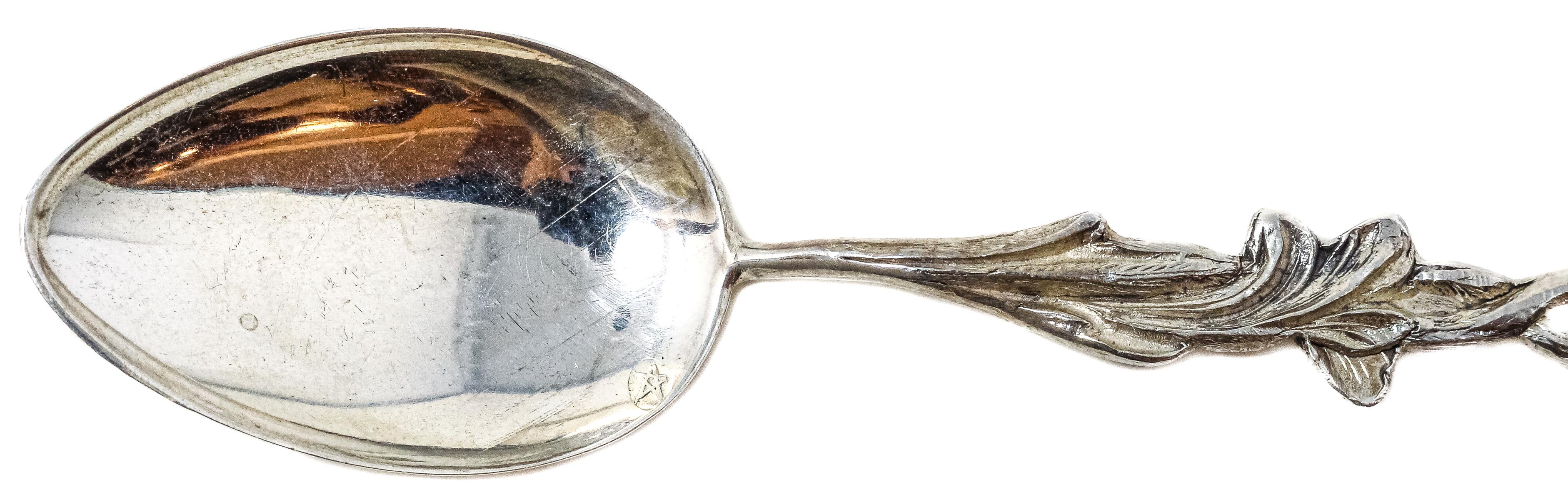 SEIS CUCHARILLAS EN PLATA DEL PRIMER TERCIO S.XX