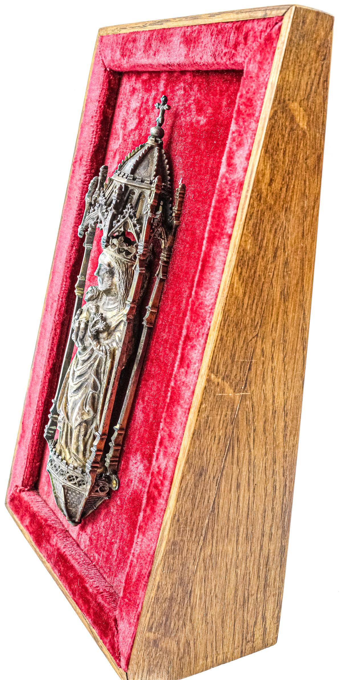(devolver)"VIRGEN BAJO PÁLIO" DE FINALES DEL SIGLO XVI